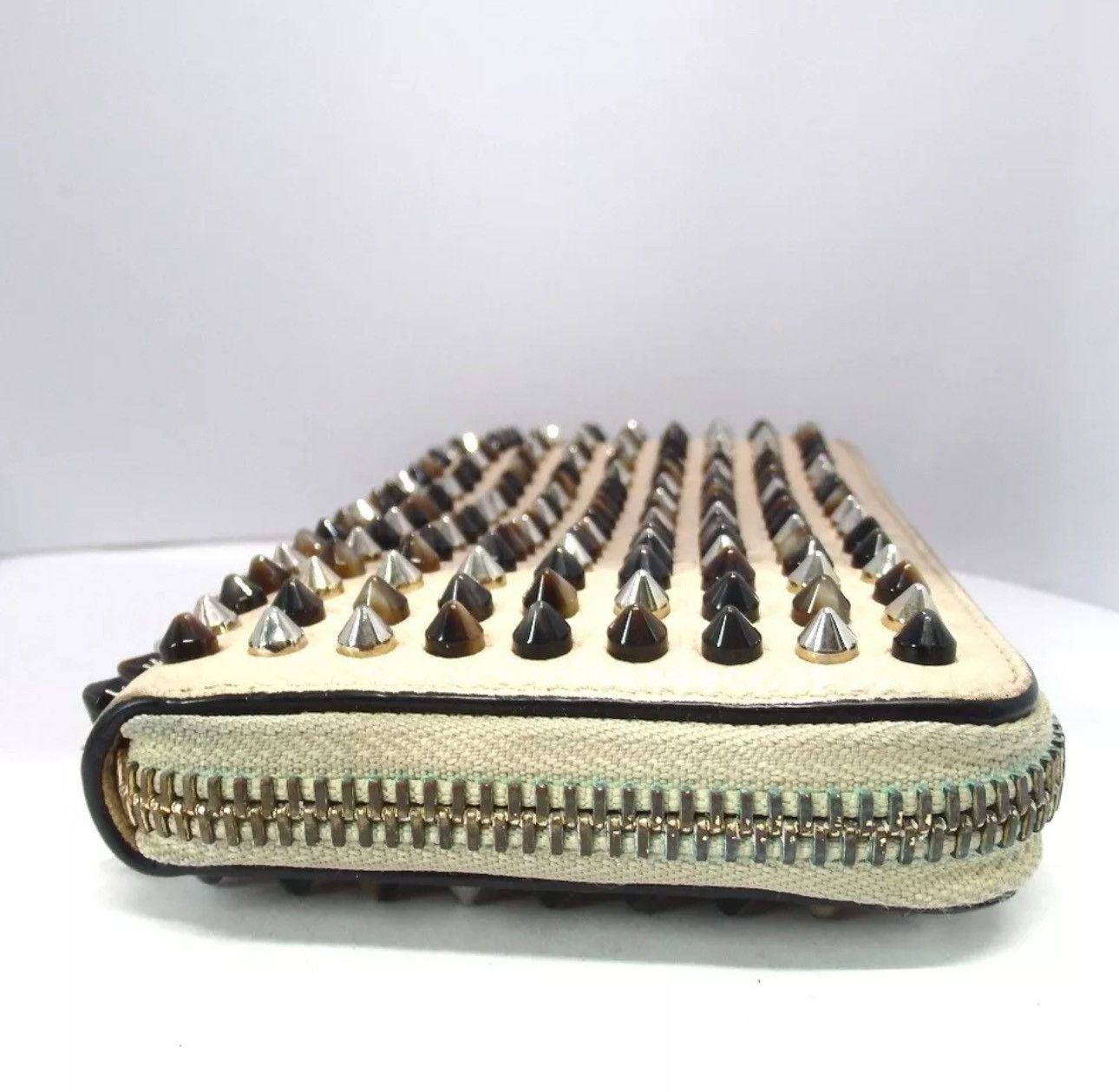Christian Louboutin Christian Louboutin Panettone leather wallet Black Size ONE SIZE - 4 Thumbnail