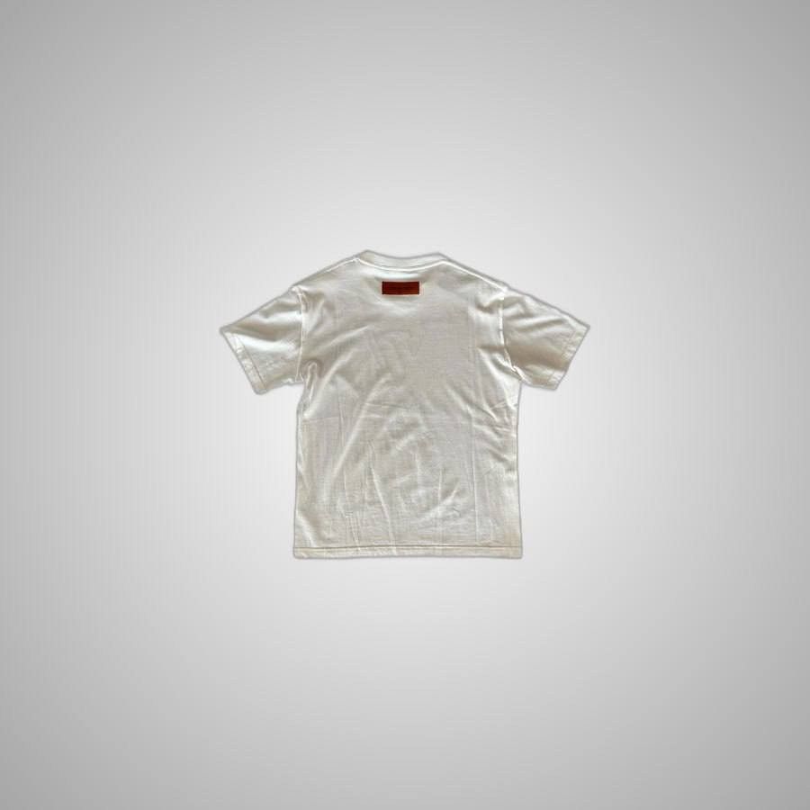 Louis Vuitton LOUIS VUITTON WHITE & BLUE LV STITCH LOGO T-SHIRT Size US L / EU 52-54 / 3 - 2 Thumbnail