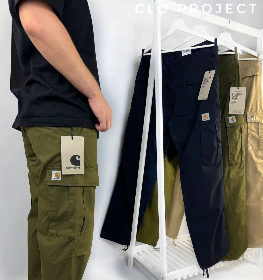 Carhartt Carhartt Regular Cargo Green Pants Size US 32 / EU 48 - 3 Thumbnail
