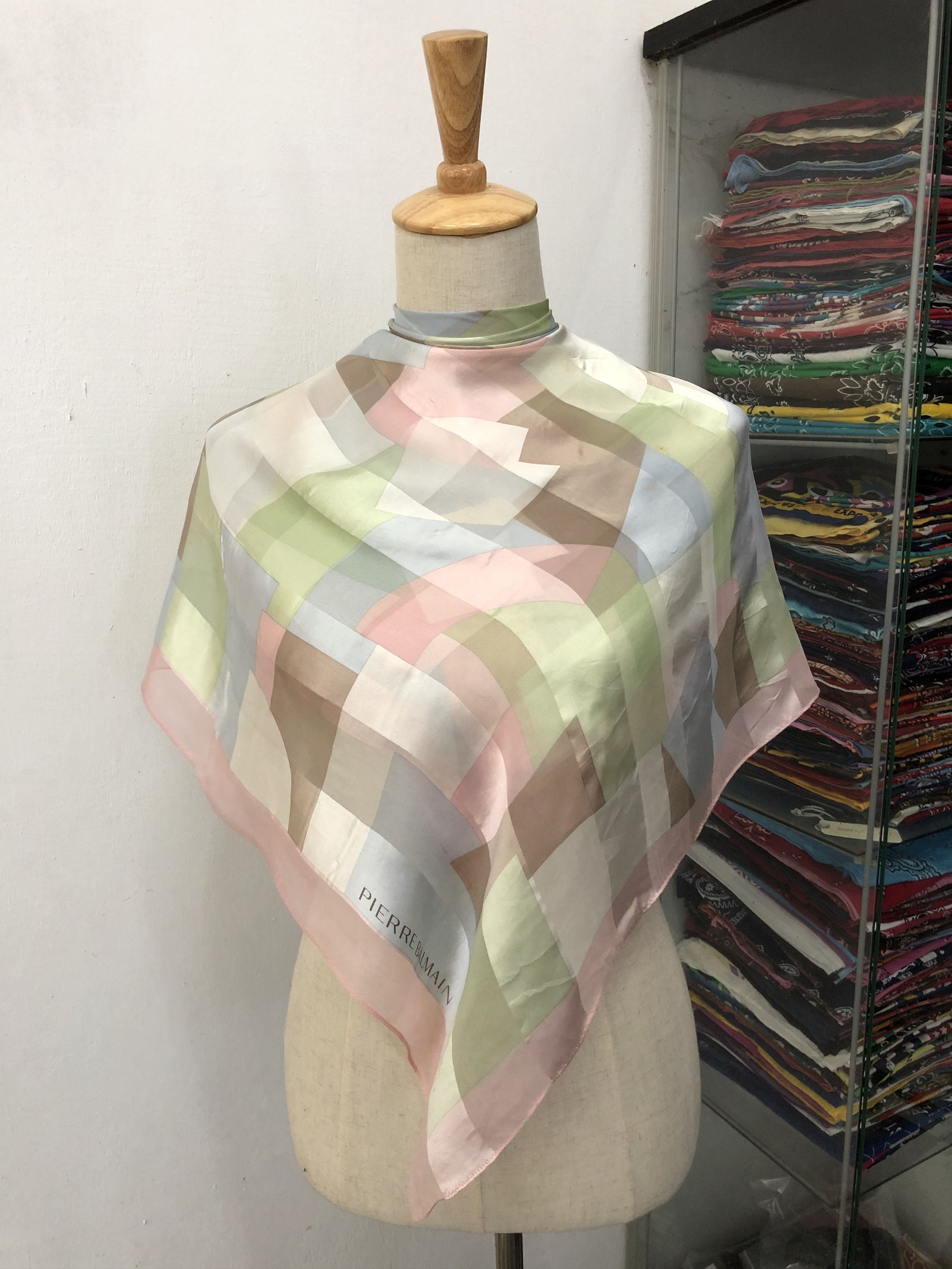 Pierre Balmain Vintage Pierre Balmain Silk Scarf Size ONE SIZE - 1 Thumbnail