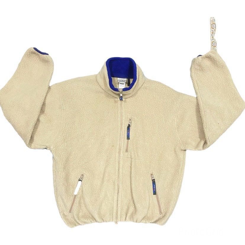 L.L. Bean × Vintage Vintage L.L Bean Fleece Jacket Made In Usa Size US M / EU 48-50 / 2 - 1 Thumbnail