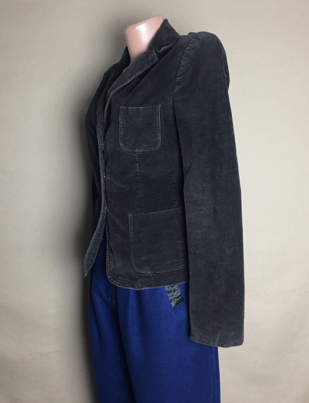 Designer × Moschino × Velvet Moschino Jeans Donna Womens Velvet Jacket Size EU38 US8 Size M / US 6-8 / IT 42-44 - 2 Thumbnail