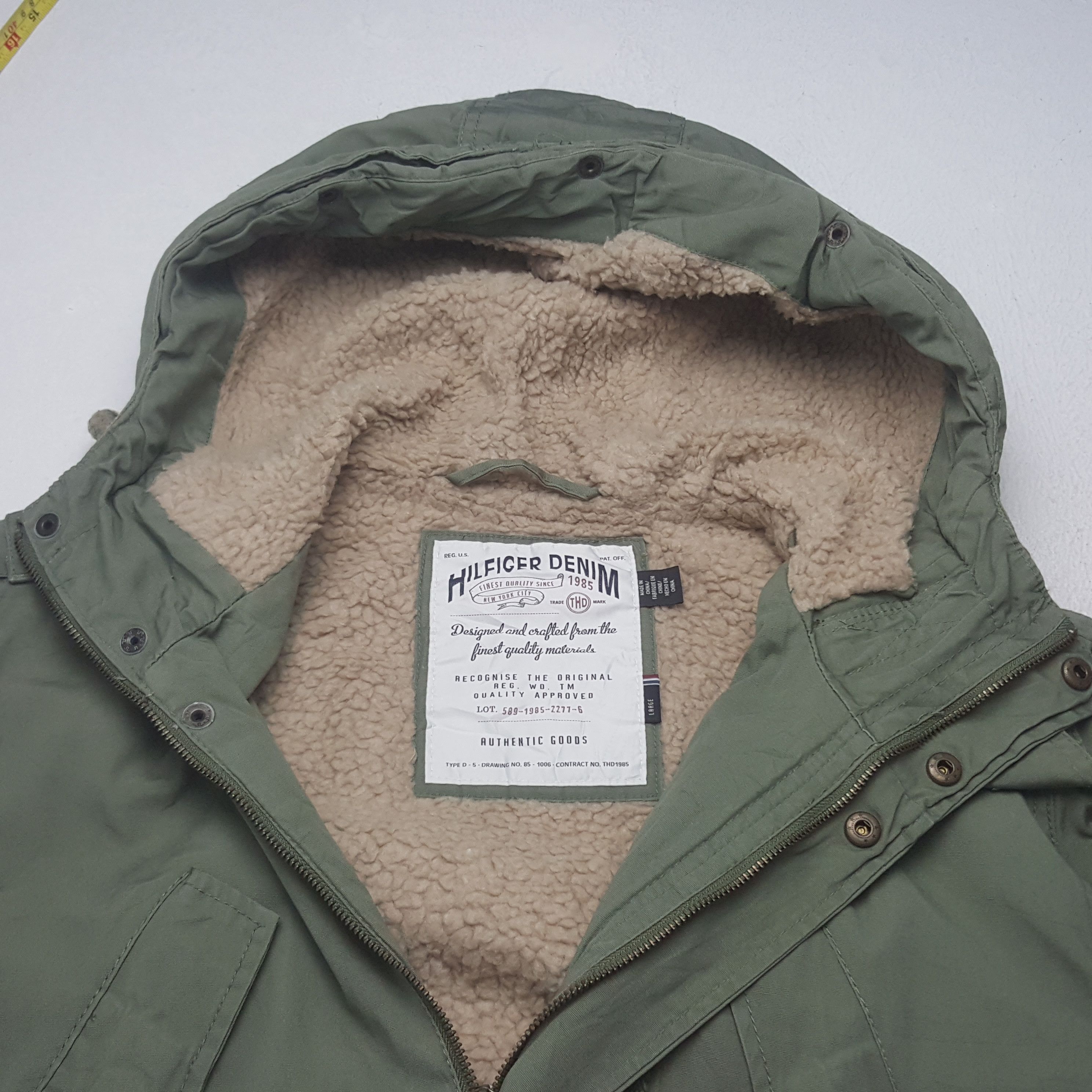 Tommy Hilfiger Vintage Tommy Hilfiger Denim NYS US Parka Jacket Size US L / EU 52-54 / 3 - 5 Thumbnail