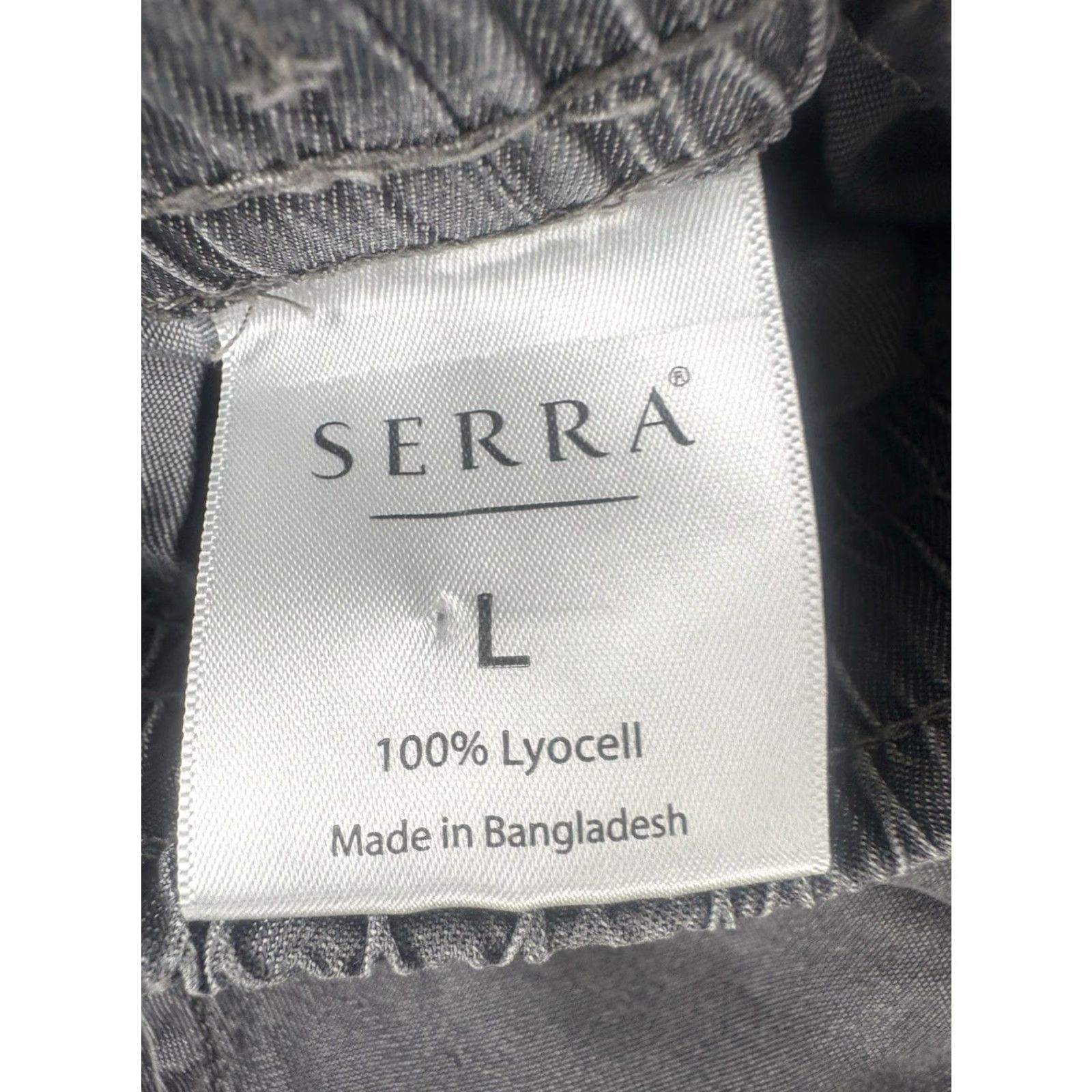 Vintage VINTAGE None Serra Gray Lyocell Joggers Women's Size L Elastic Waist Pockets Casual Summer Fall Spring Size 36" / US 14 / IT 50 - 7 Thumbnail