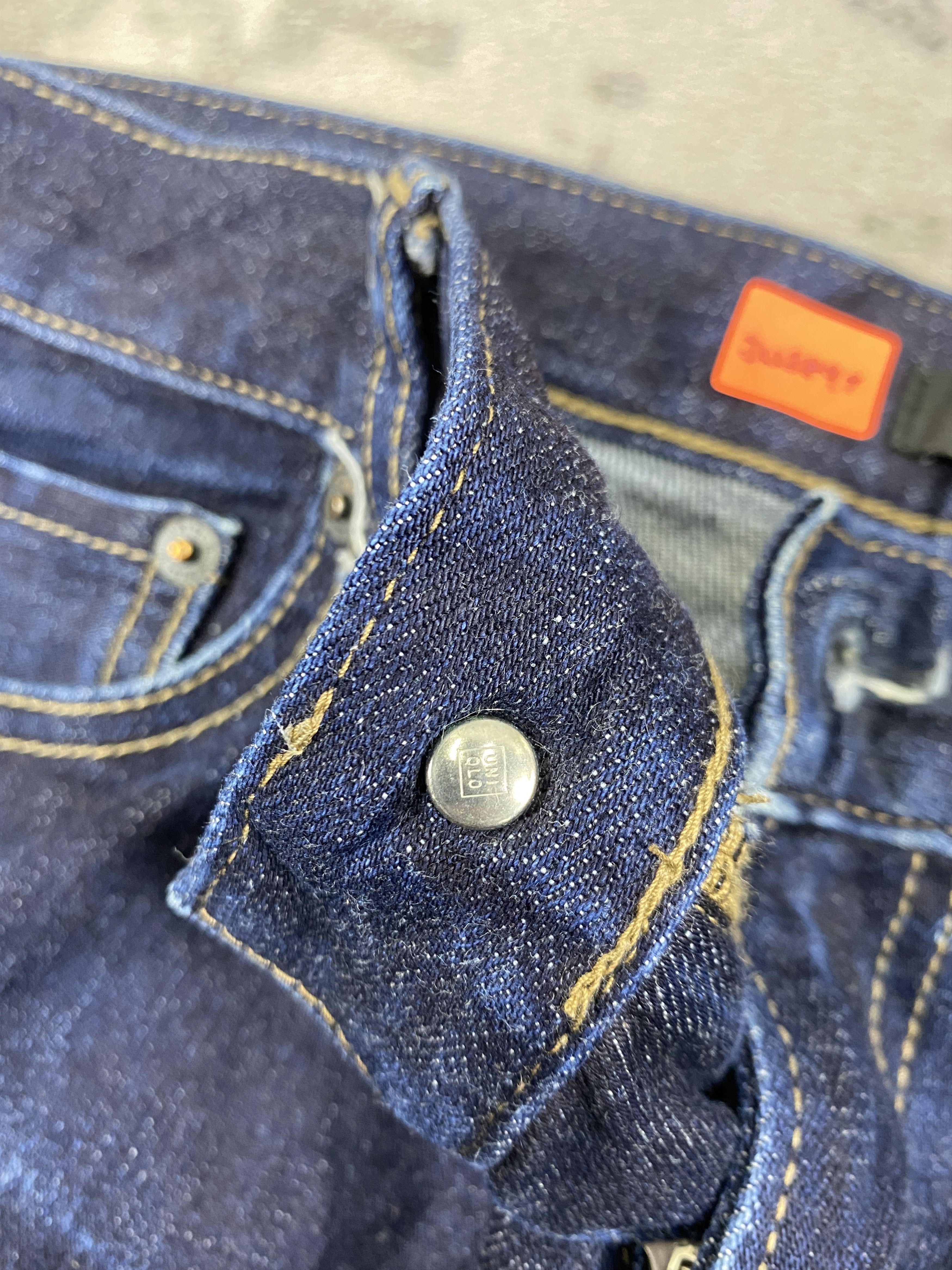 Japanese Brand Redline Dark Blue Uniqlo Jeans 35x28.5 Denim- JN3897 Size US 35 - 7 Thumbnail