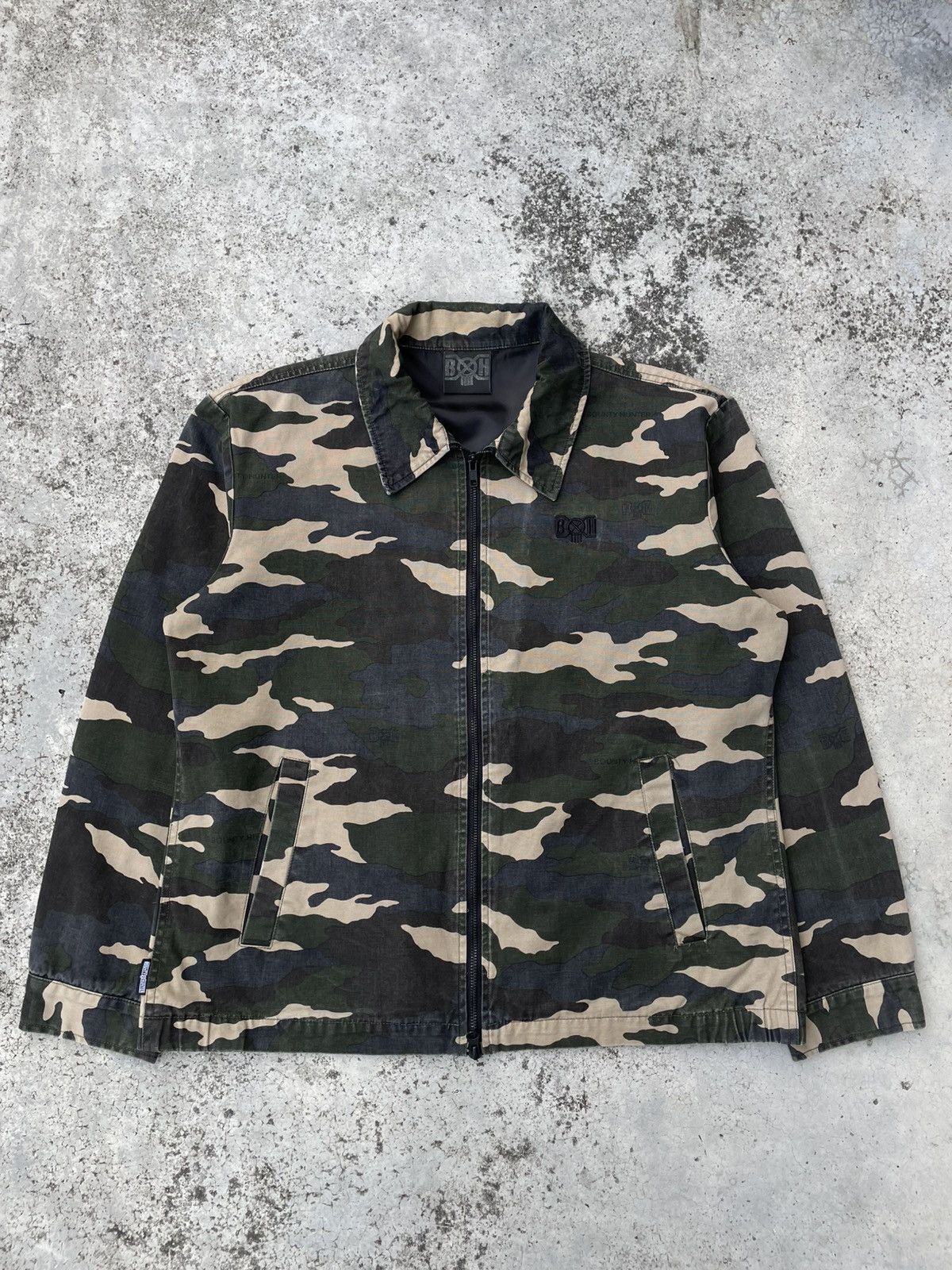 Bounty Hunter Vintage Bounty Hunter Camouflage Zipper Jacket Size US L / EU 52-54 / 3 - 1 Thumbnail