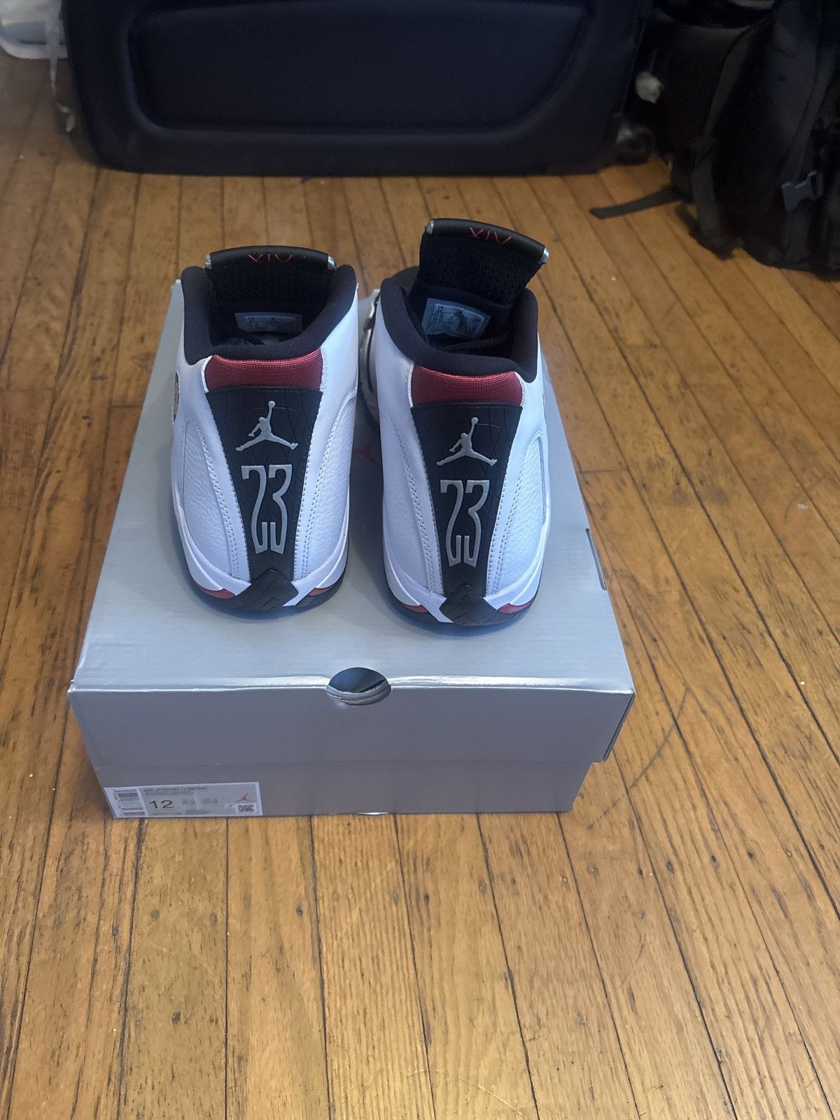 Jordan Brand Air Jordan 14 black toe Size US 12 / EU 45 - 2 Thumbnail
