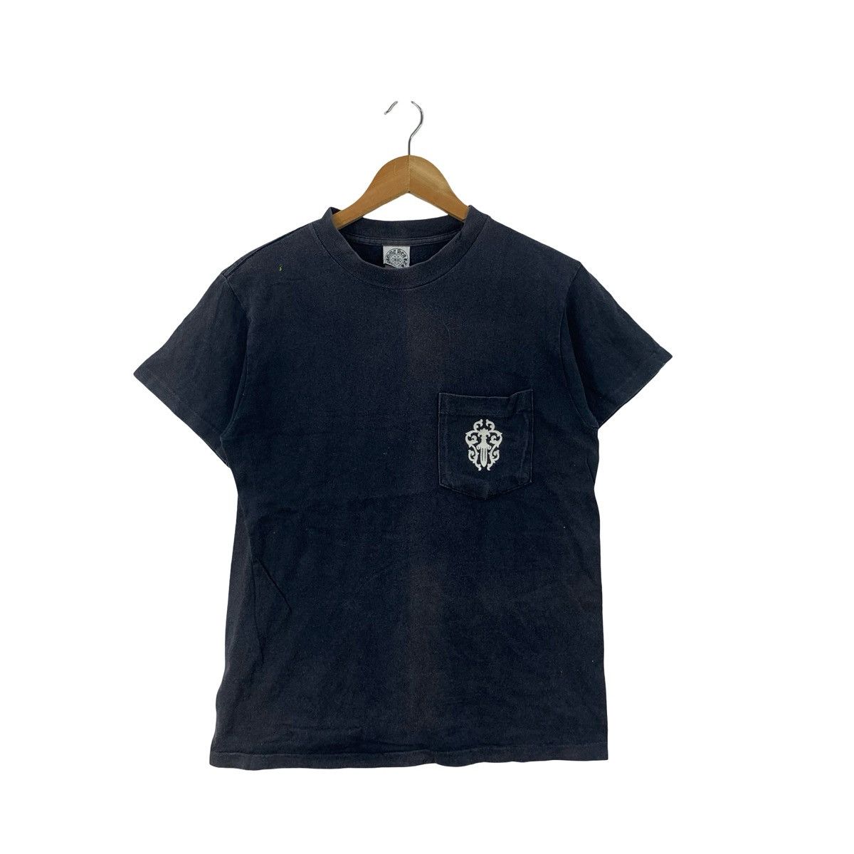 Chrome Hearts Vintage OG CHROME HEARTS Cross Swords Logo Tee Shirt Top Size S / US 4 / IT 40 - 3 Thumbnail