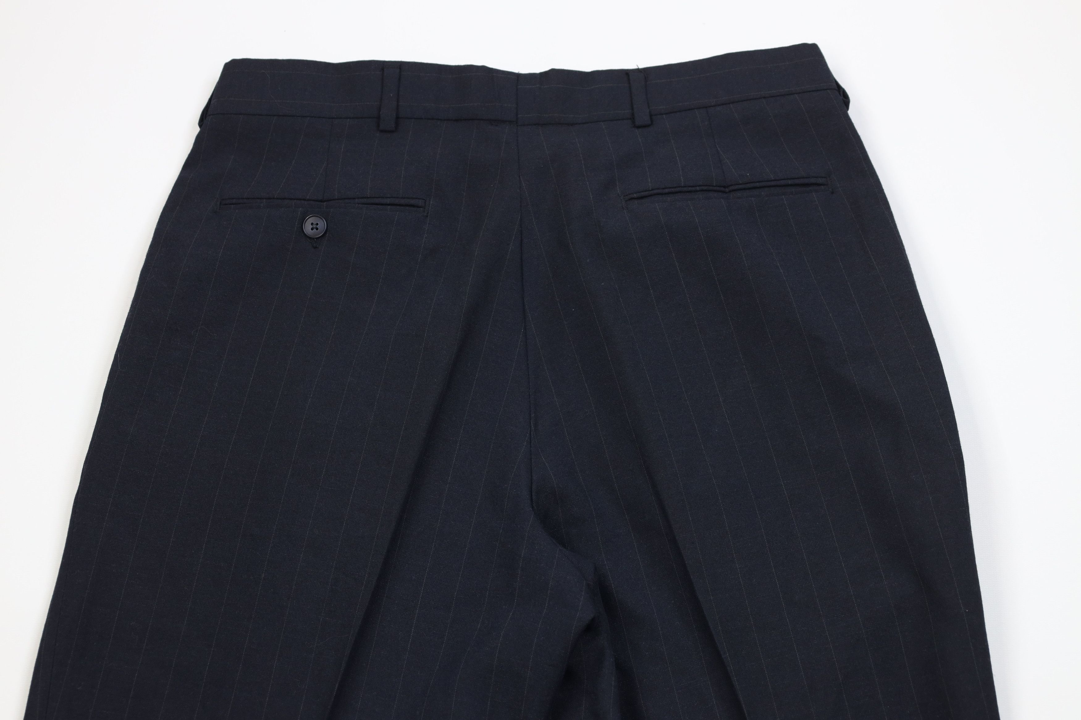 Levi's Vintage 90s Levis Pinstriped Wool Knit Chino Pants Trousers Size US 32 / EU 48 - 12 Thumbnail