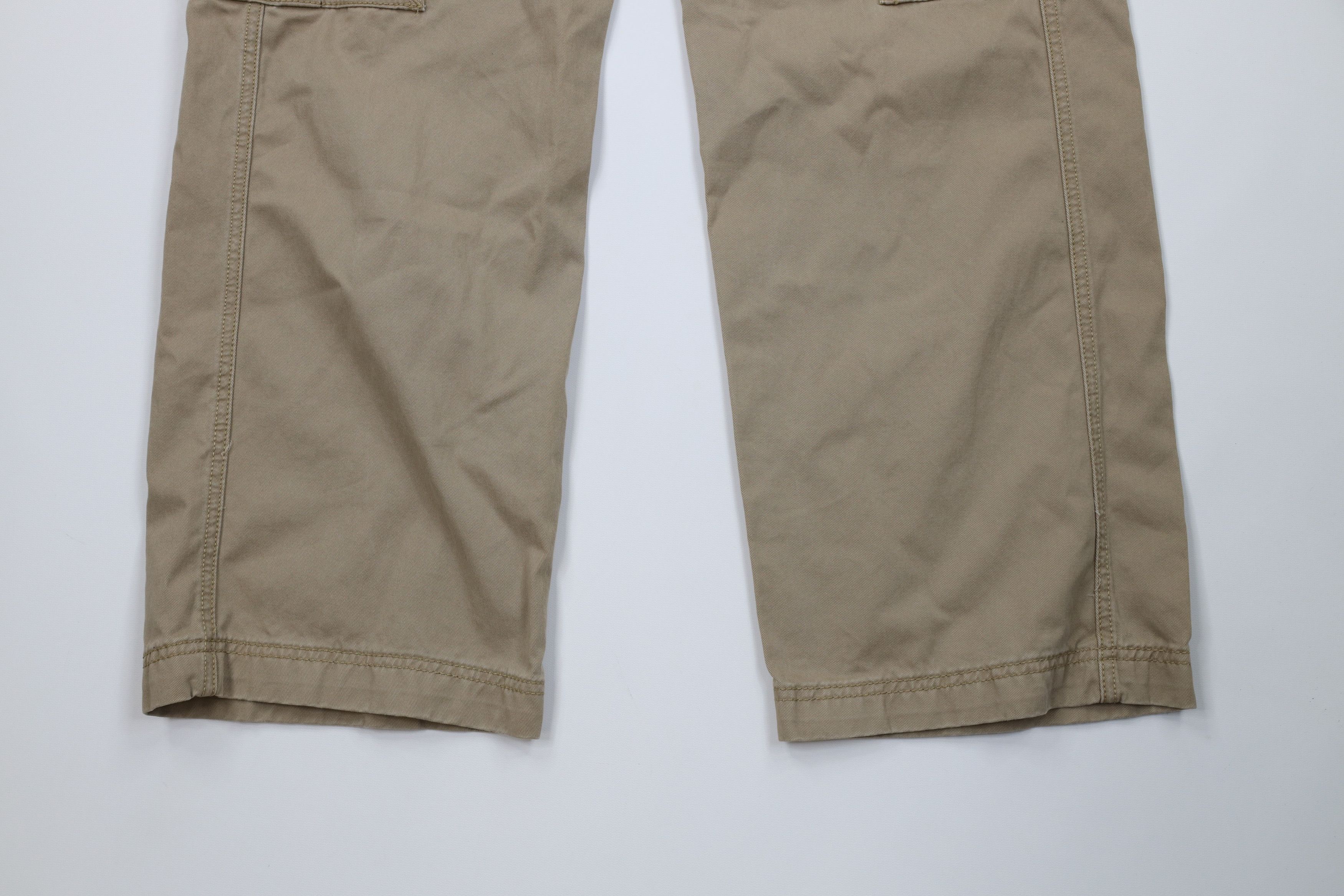 Levi's Vintage Y2K Levis Loose Straight Wide Leg Cargo Pants Beige Size US 33 - 4 Thumbnail