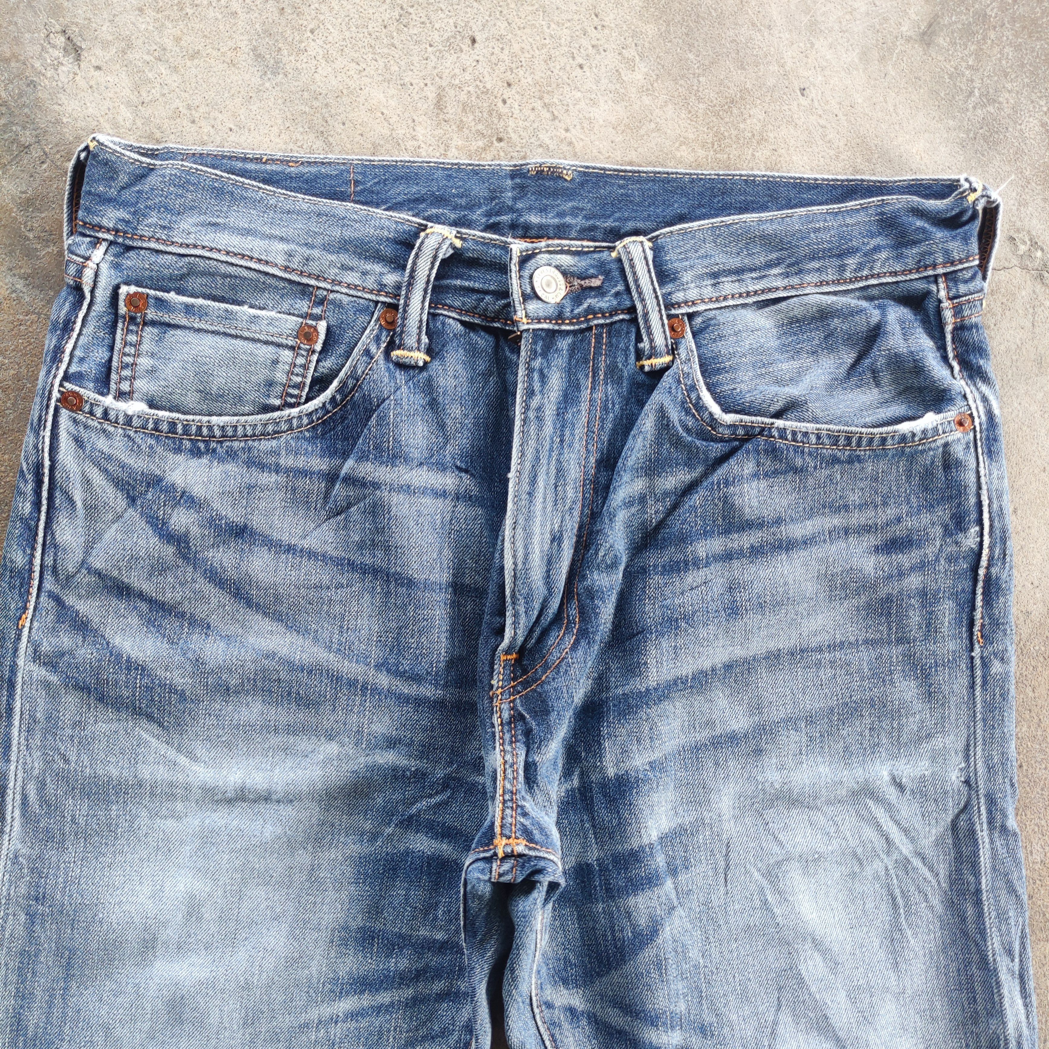 Levi's Vintage Levi's 505 Brand Jeans Ripped Faded Pants Size US 33 - 3 Thumbnail