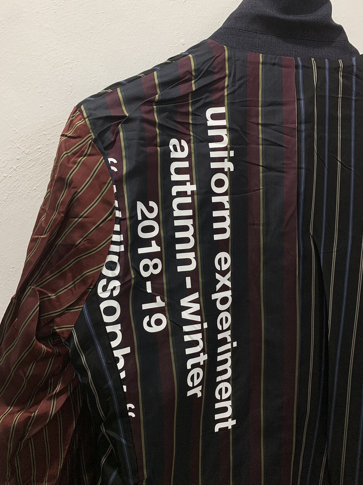 uniform experiment UNIFORM EXPERIMENT AW 2018-19 “PHILOSOPHY” TAILORED JACKET Size 38S - 7 Thumbnail