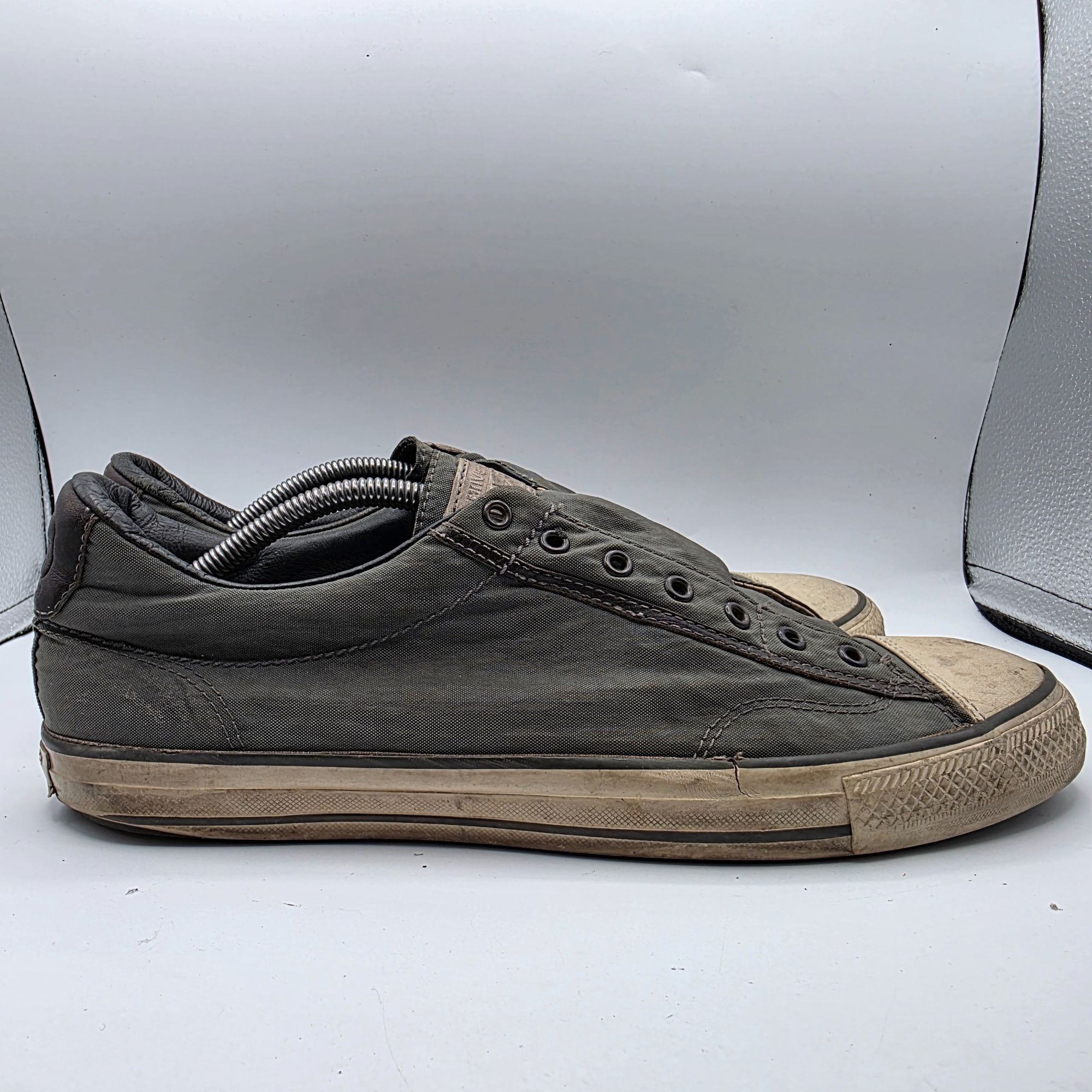 Converse × John Varvatos Converse x John Varvatos Mens Size 11 Nickel Gray Shoes Casu Size US 11 / EU 44 - 12 Thumbnail