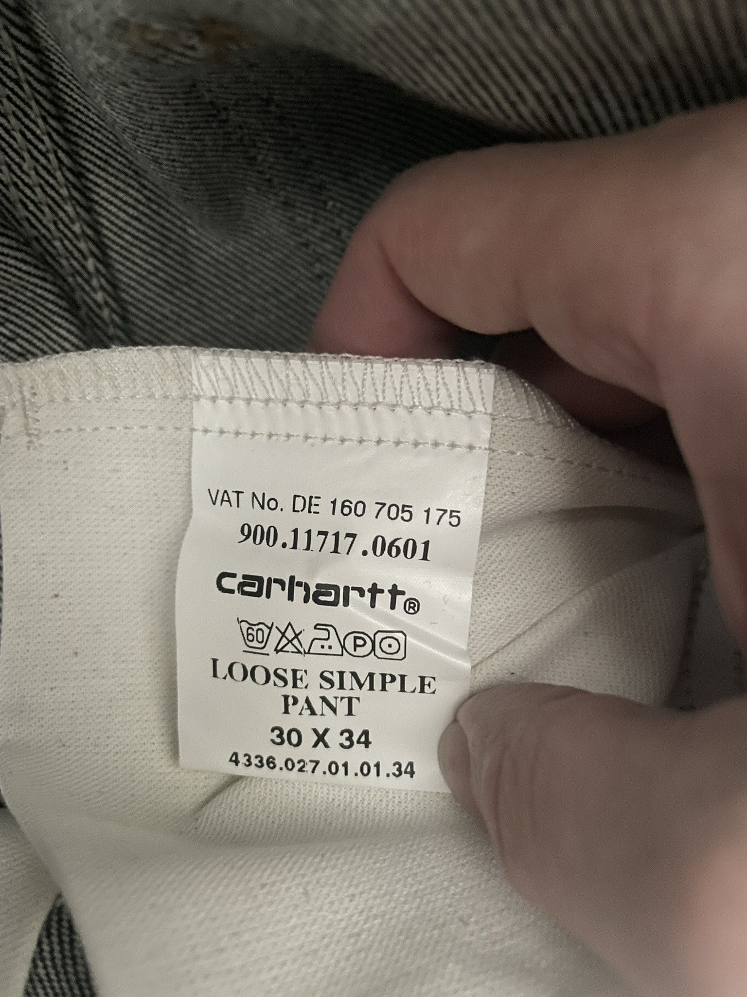 Carhartt Carhartt Simple Pant 30x34 NWT Size US 30 / EU 46 - 5 Thumbnail