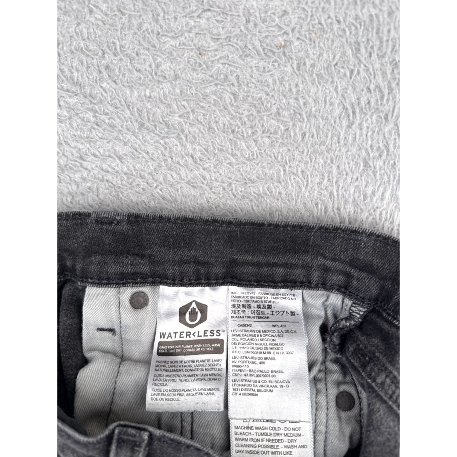 Levi's Levi's Jeans Adult 31 Black Denim Slim 511 Cotton Blend 5-Pocket Design Zip Inseam 28 in Regular Mens Size US 31 - 7 Thumbnail