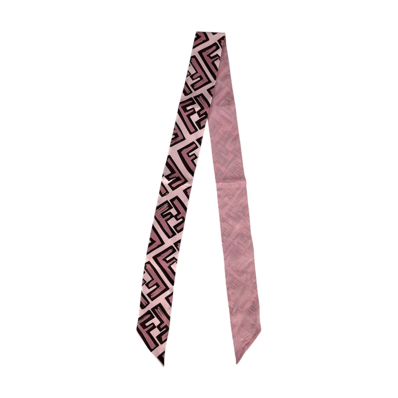 Fendi Fendi Zucca Pink Twilly Size ONE SIZE - 1 Thumbnail
