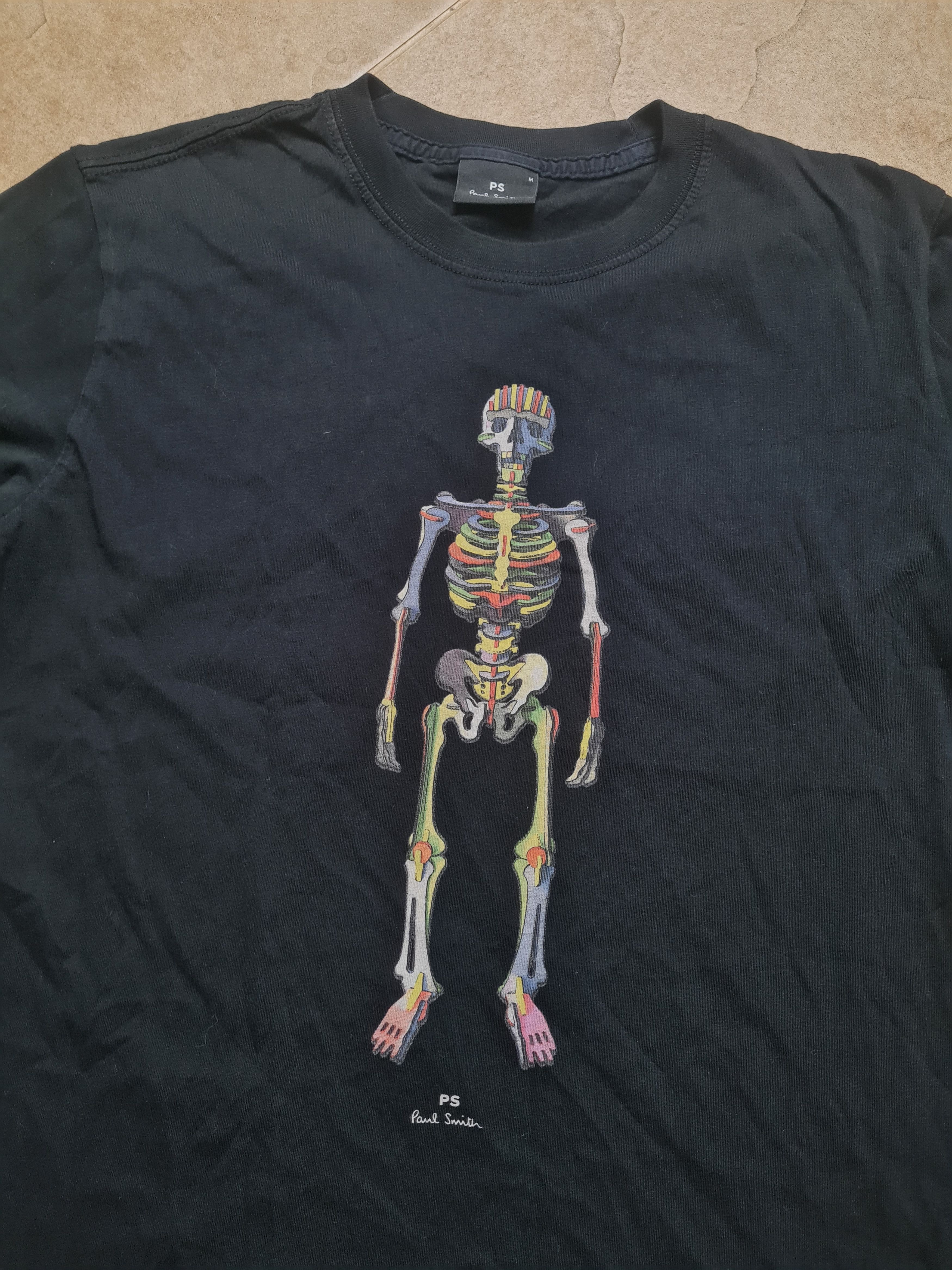 Paul Smith Paul Smith Men's Skeleton T-Shirt in Black Size M Size US M / EU 48-50 / 2 - 5 Thumbnail
