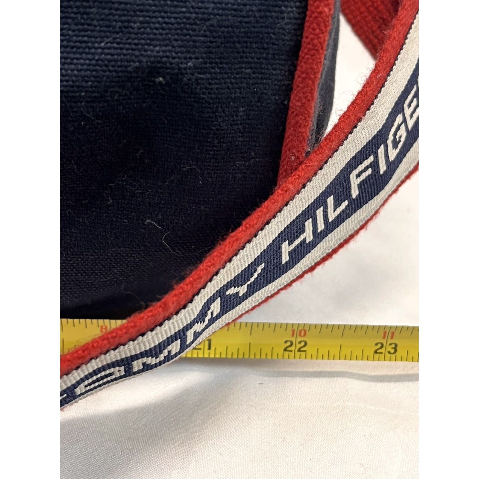 Tommy Hilfiger Vintage Tommy Hilfiger Jeans Duffle Bag GUC Navy 90’s Size US 33 - 7 Thumbnail