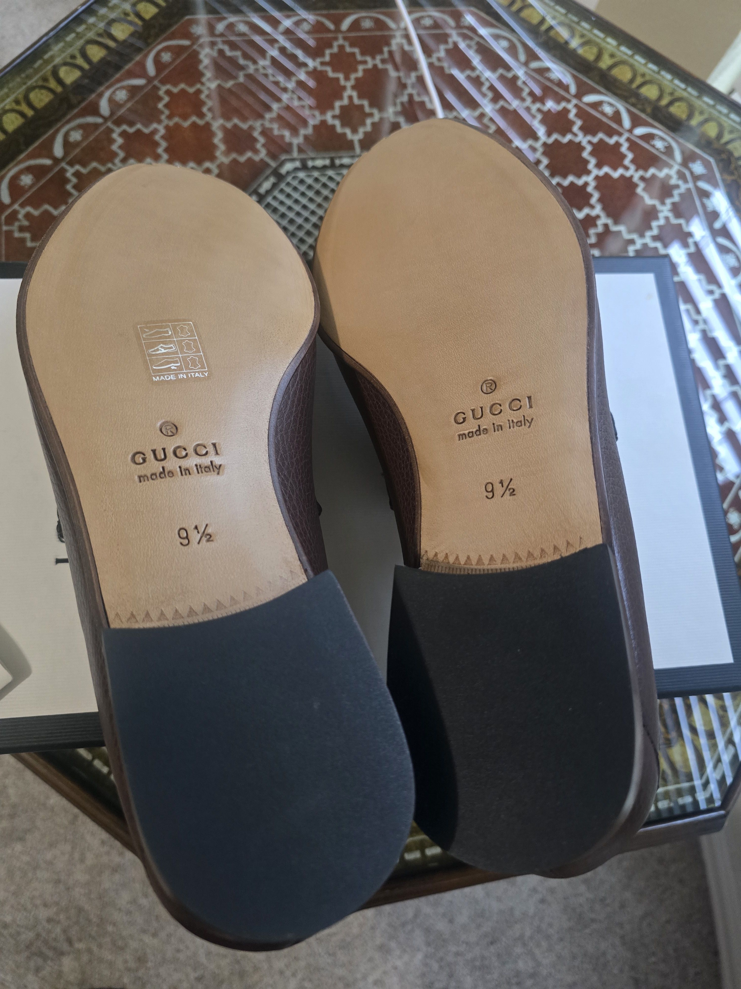 Gucci Gucci Brown Leather Horsebit Loafer Gucci Size 9.5/US10 NWT Size US 10 / EU 43 - 7 Thumbnail