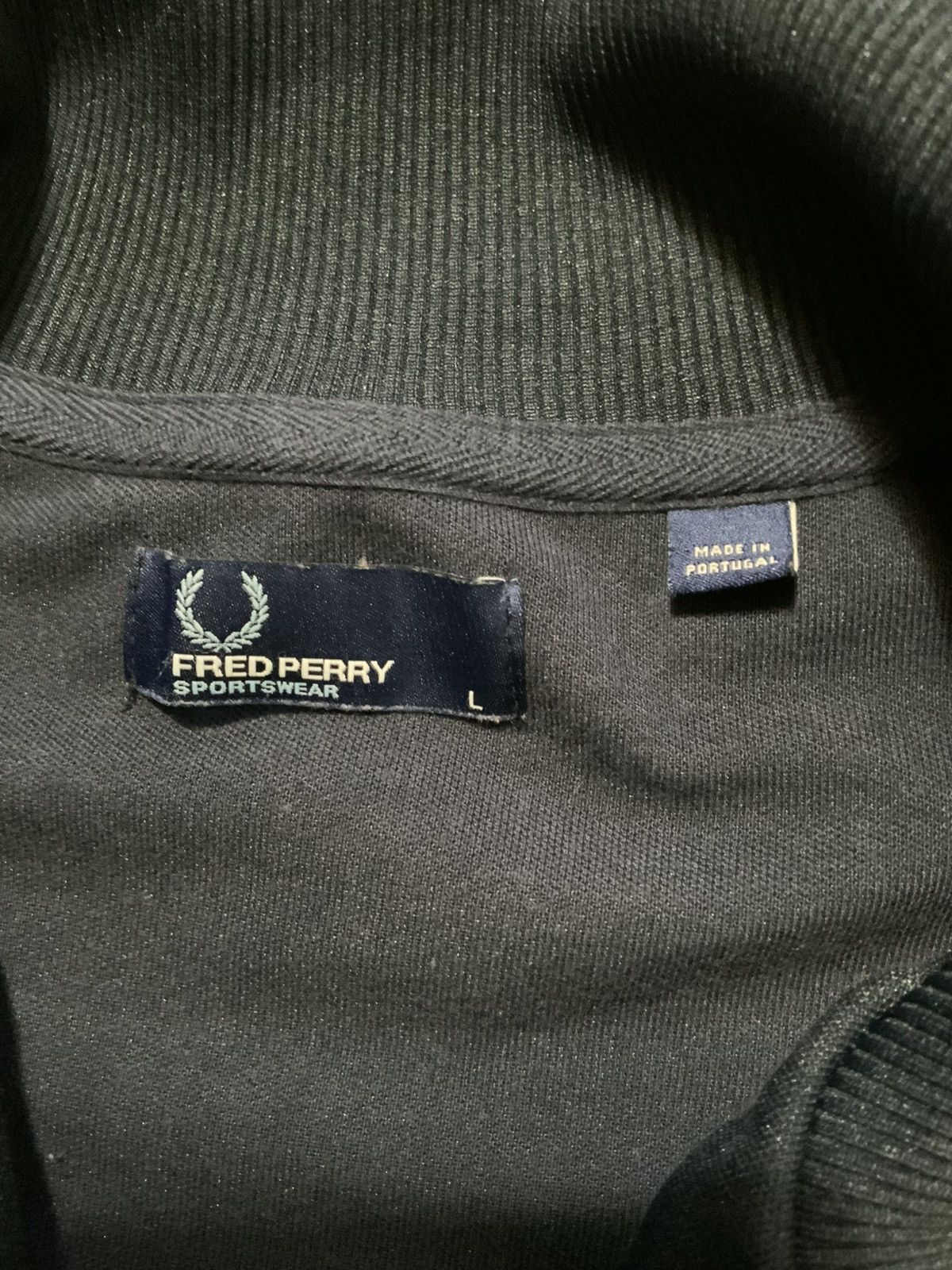 Fred Perry Fred Perry Sportswear Laurel Wreath Stripe Zip Track Jacket Size US L / EU 52-54 / 3 - 7 Thumbnail