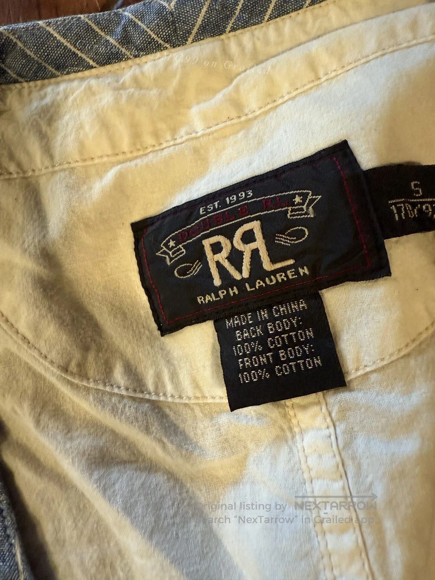 RRL Ralph Lauren RRL Ralph Lauren Striped Vest. Size US S / EU 44-46 / 1 - 3 Thumbnail