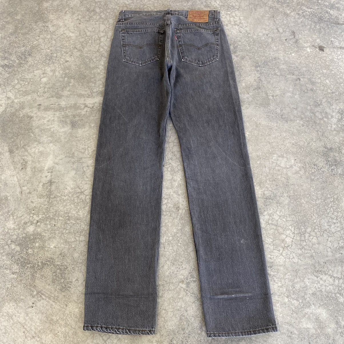 Levi's × Vintage Size 31x33.5 Vintage 1993 Levis 501 Ash Grey Jeans Size US 31 - 14 Thumbnail
