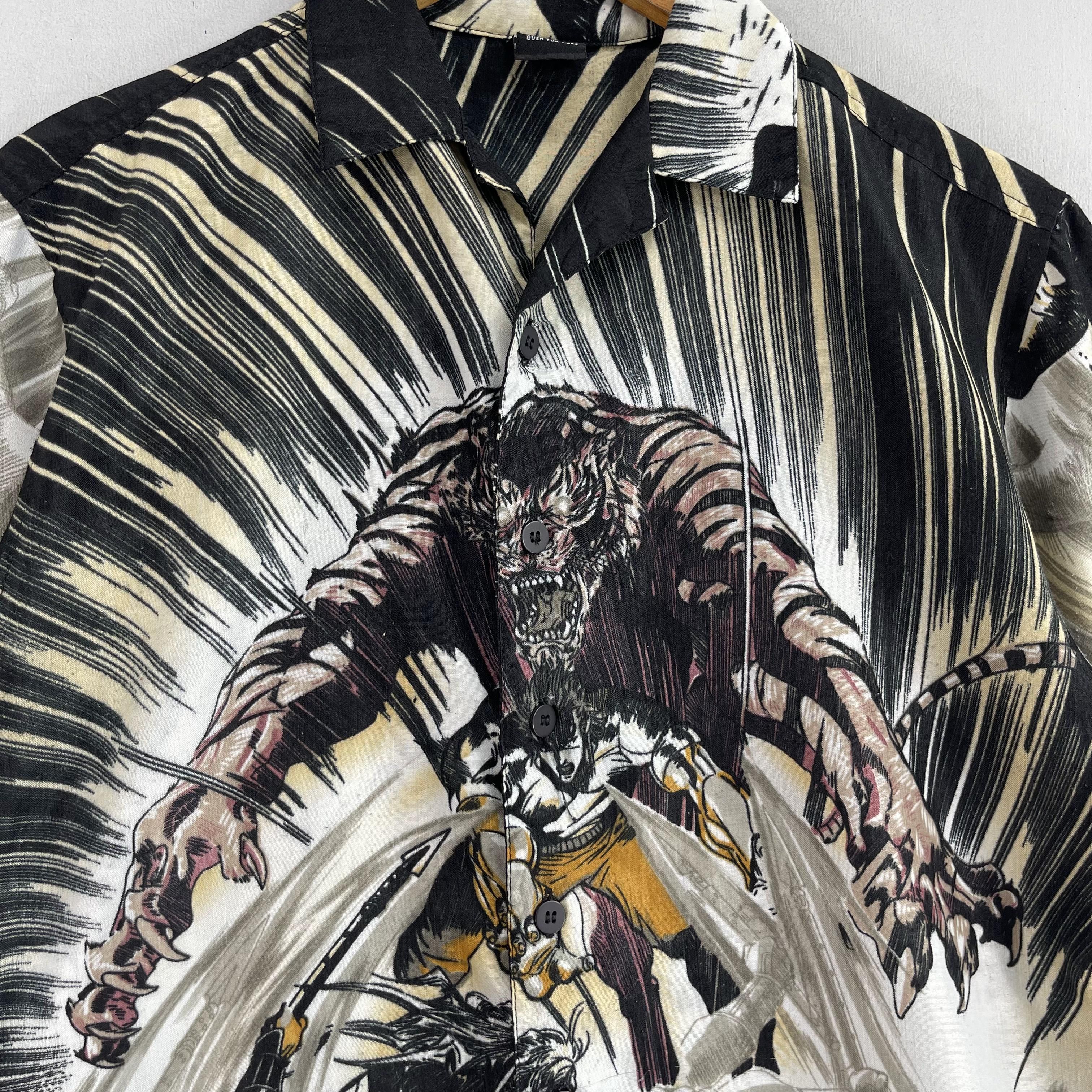 Art Comes First × Vintage CLAUDIO NUCCI Pop Art Anime Cartoon Printed Button Up Size US S / EU 44-46 / 1 - 2 Thumbnail