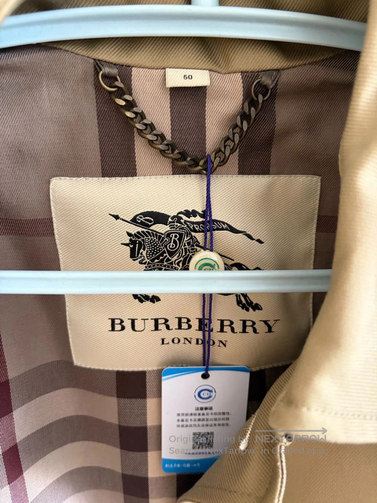 Burberry 1998 Burberry Trench Coat. Size XL / US 12-14 / IT 48-50 - 6 Thumbnail