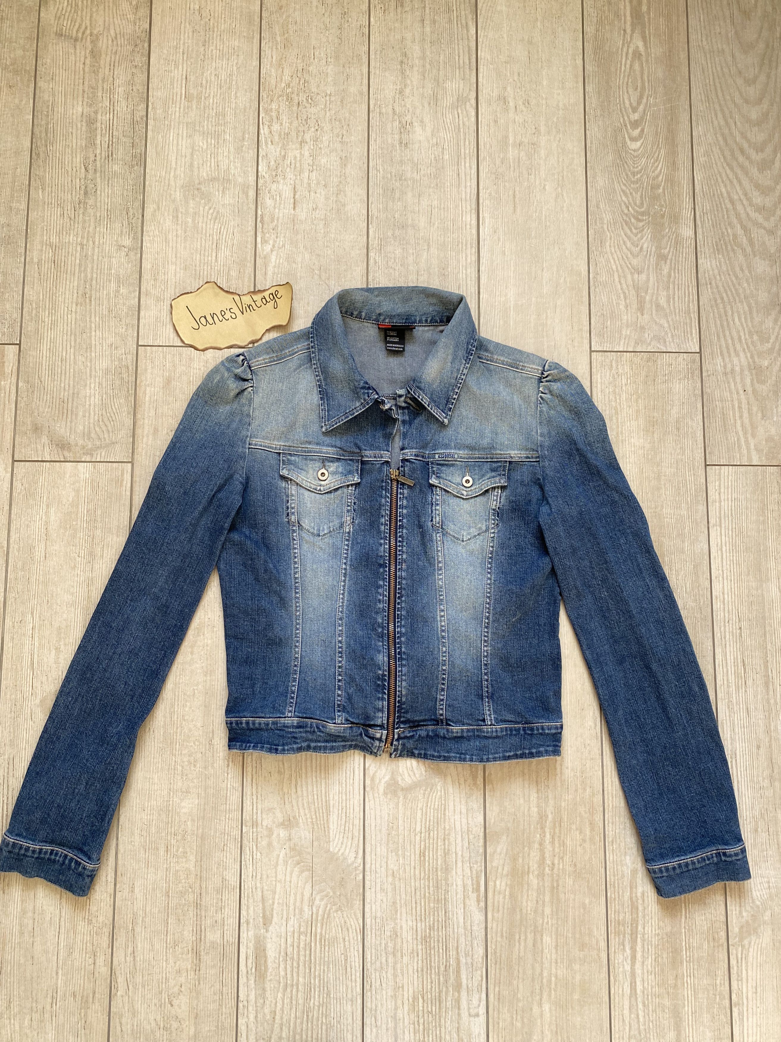 Diesel × Vintage Vintage Diesel Denim Jacket – Women’s S-M Size M / US 6-8 / IT 42-44 - 1 Thumbnail
