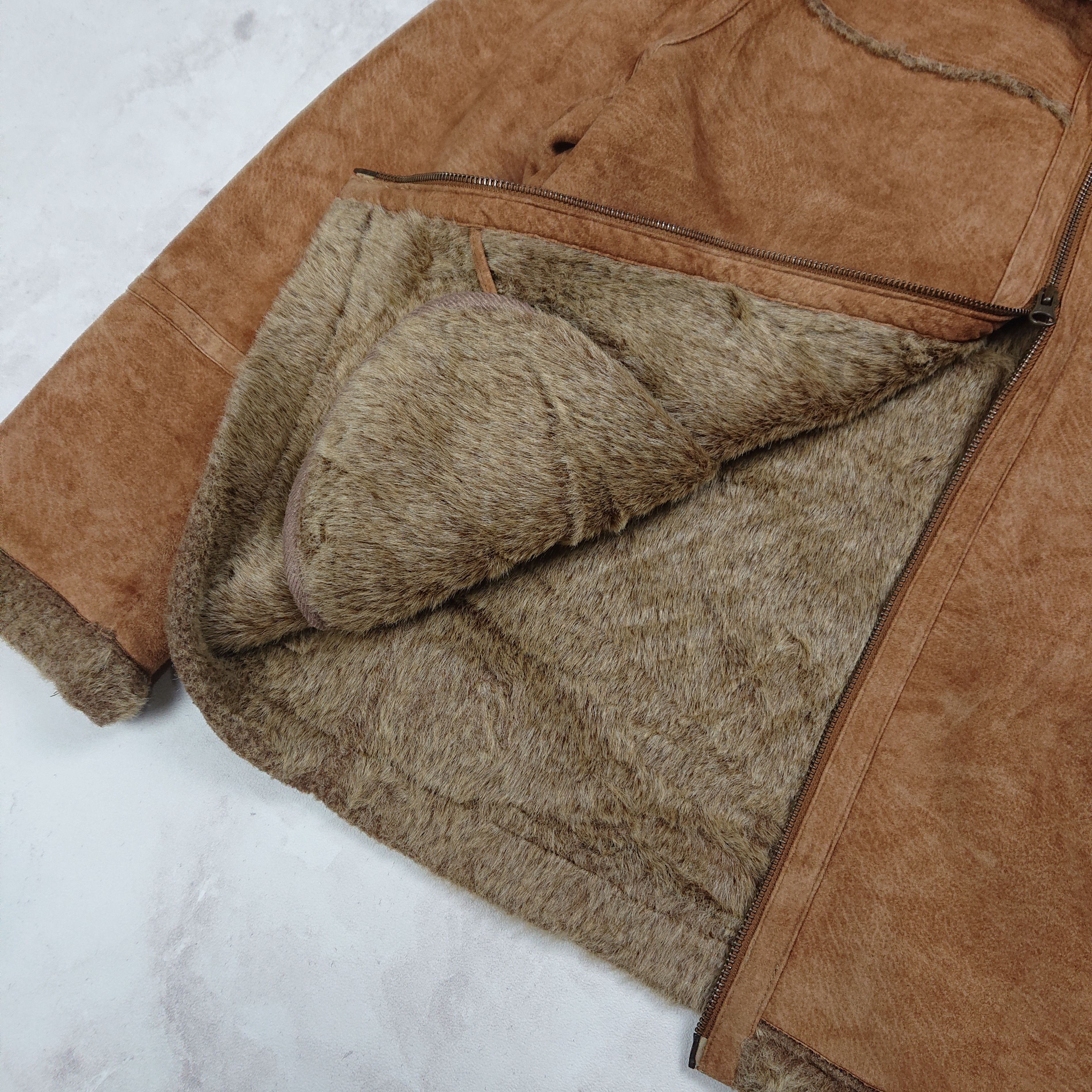 Vintage Vintage Carters Brown Fur Jacket Size US L / EU 52-54 / 3 - 3 Thumbnail