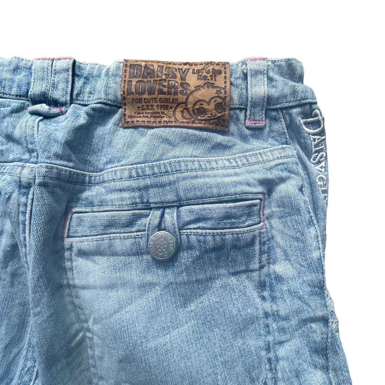 Beauty Beast × Hysteric Glamour × Vintage Vintage Daisy Lovers Embroided Side Tap Flare Denim Pants Size 28" / US 6 / IT 42 - 11 Thumbnail