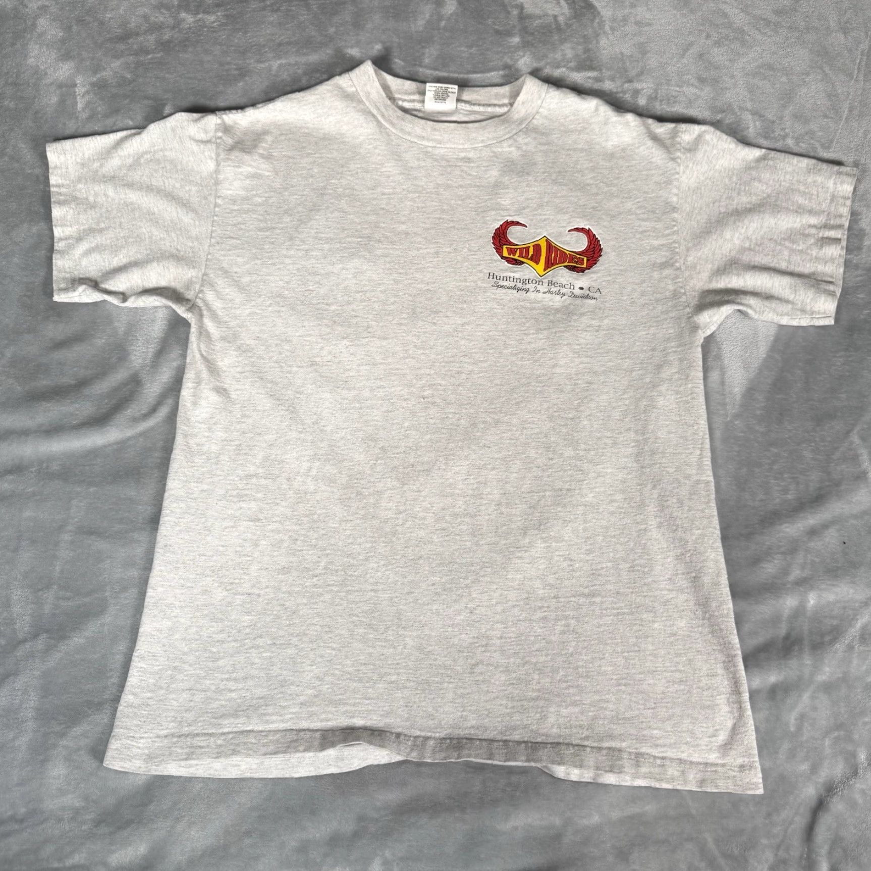 Vintage VINTAGE Wild Rides Motorcycles T Shirt Mens L Slim Fit Biker California 90s Size US L / EU 52-54 / 3 - 7 Thumbnail