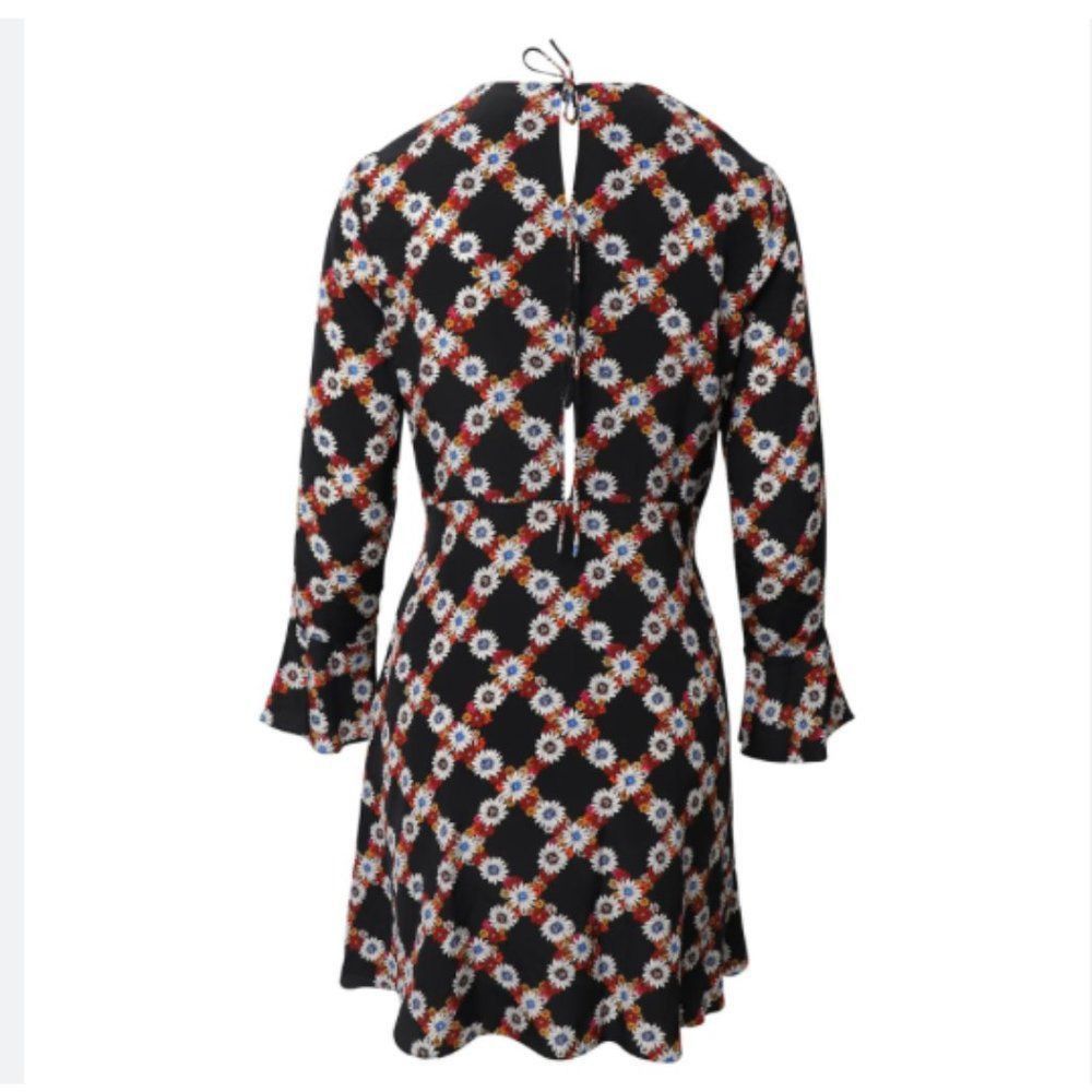 Sandro Sandro Rony Silk Floral Dress Size 1 Size S / US 4 / IT 40 - 9 Thumbnail