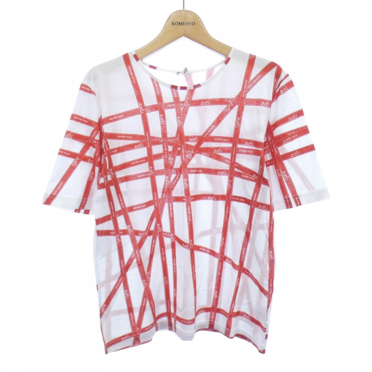Hermes Hermes Hermes Cotton T Shirt Textile T-Shirts DUTY FREE for USA Size ONE SIZE - 1 Thumbnail
