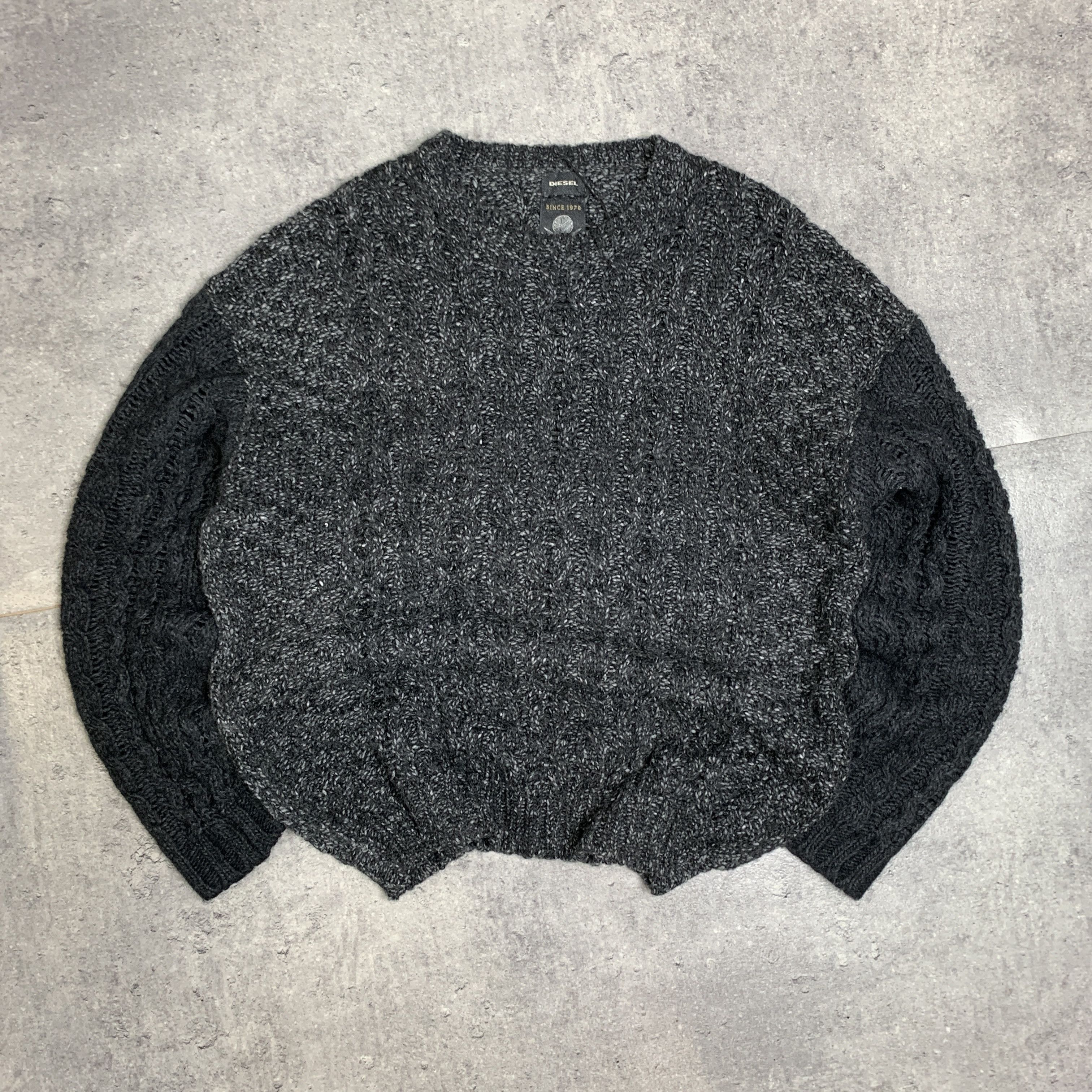 Diesel Diesel vintage gray wool sweater - XL Size US XL / EU 56 / 4 - 1 Thumbnail
