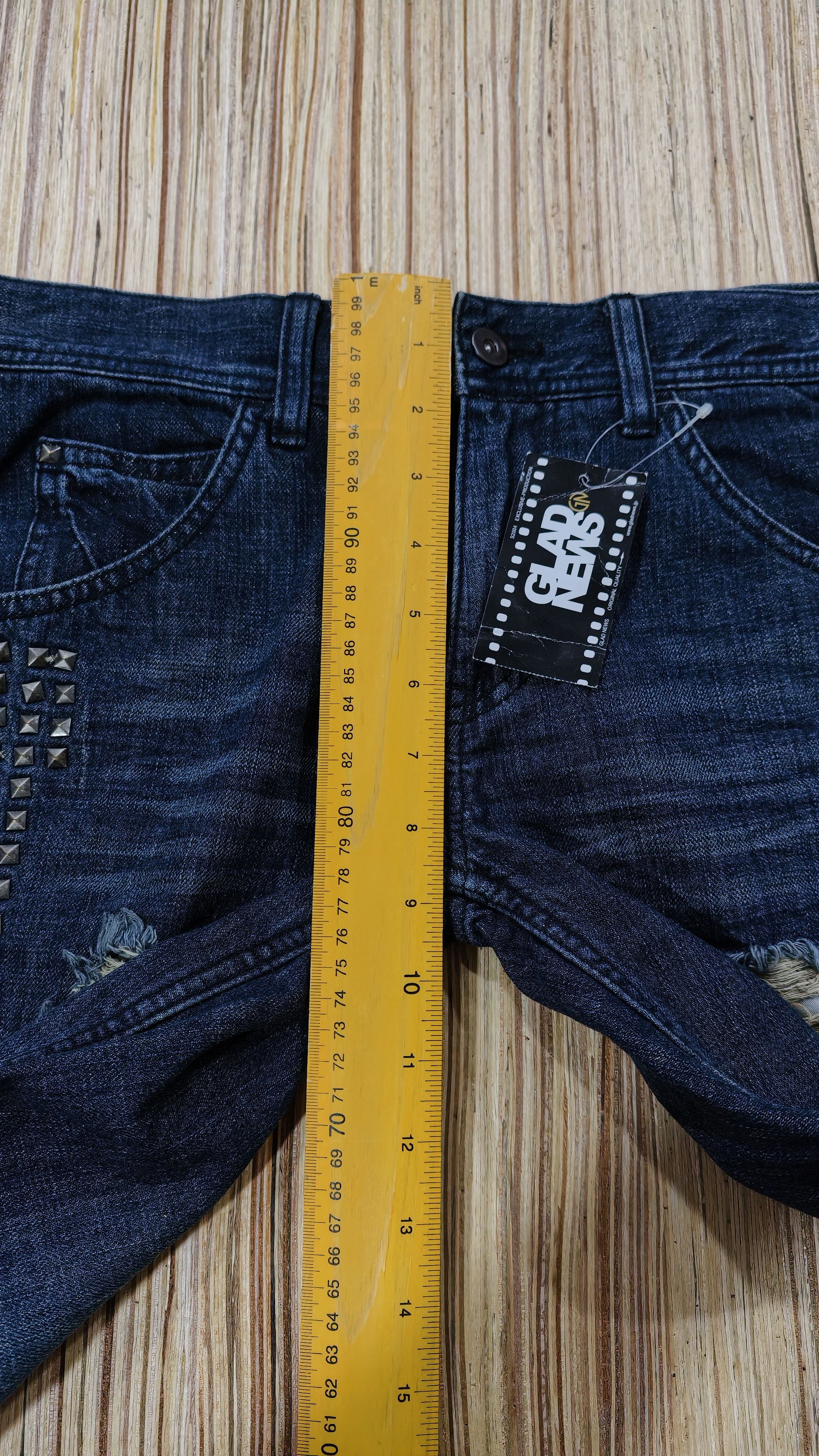 glad news punk style jeans