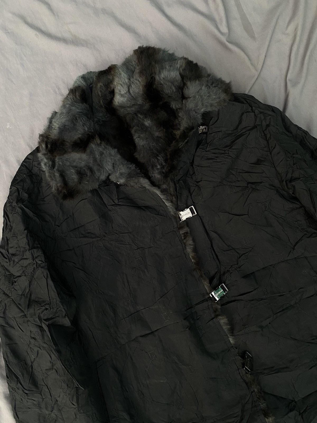 Balmain 90s Balmain Reversible Silk Jacket Size M / US 6-8 / IT 42-44 - 2 Thumbnail