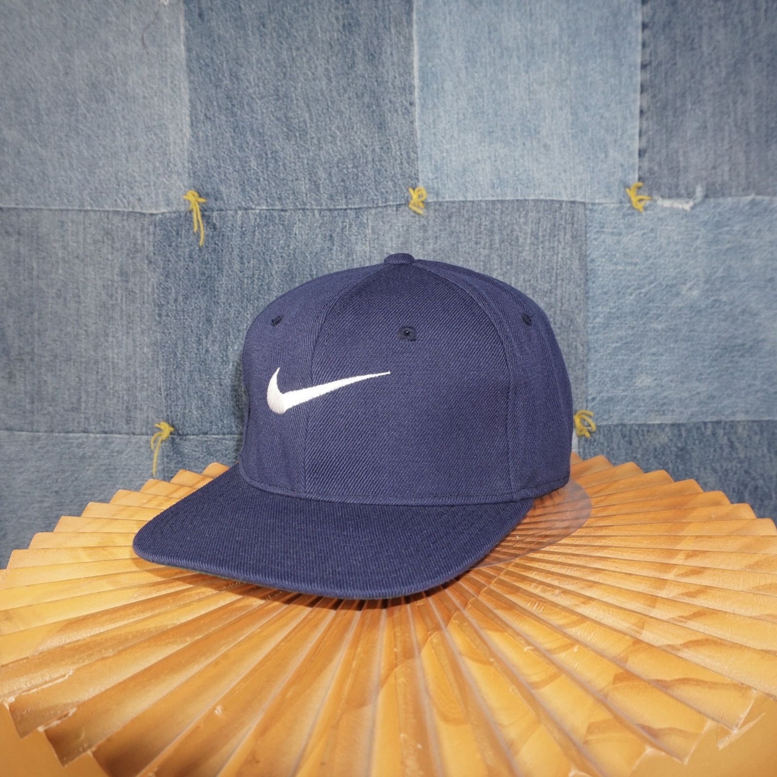 Nike 7 - Vintage / Y2K Nike Front and Back Embroidered Fitted Cap Size ONE SIZE - 2 Thumbnail
