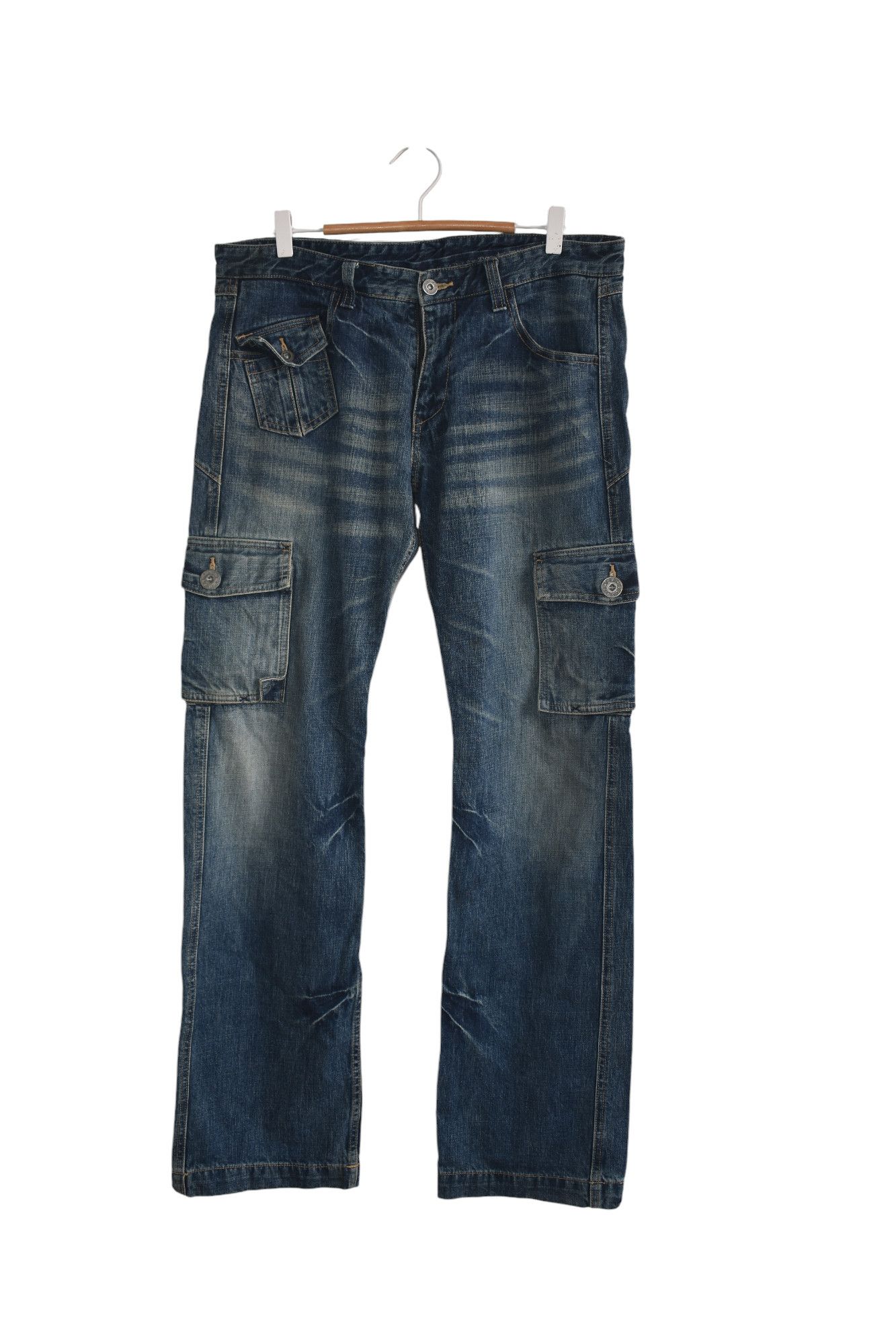 Hysteric Glamour × Japanese Brand Japanese Cargo Jeans 7 Pocket W34 Size US 34 / EU 50 - 1 Thumbnail