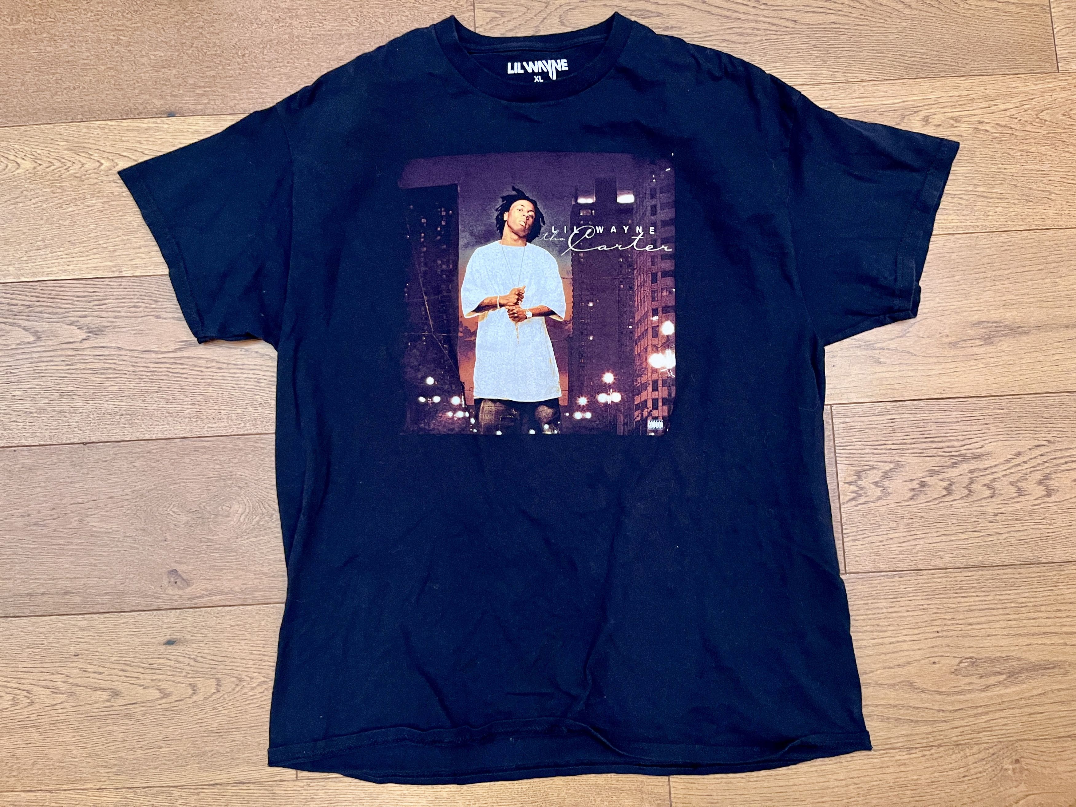 Vintage Lil Wayne Tha Carter Album Cover Graphic T-Shirt XL Size US XL / EU 56 / 4 - 1 Thumbnail