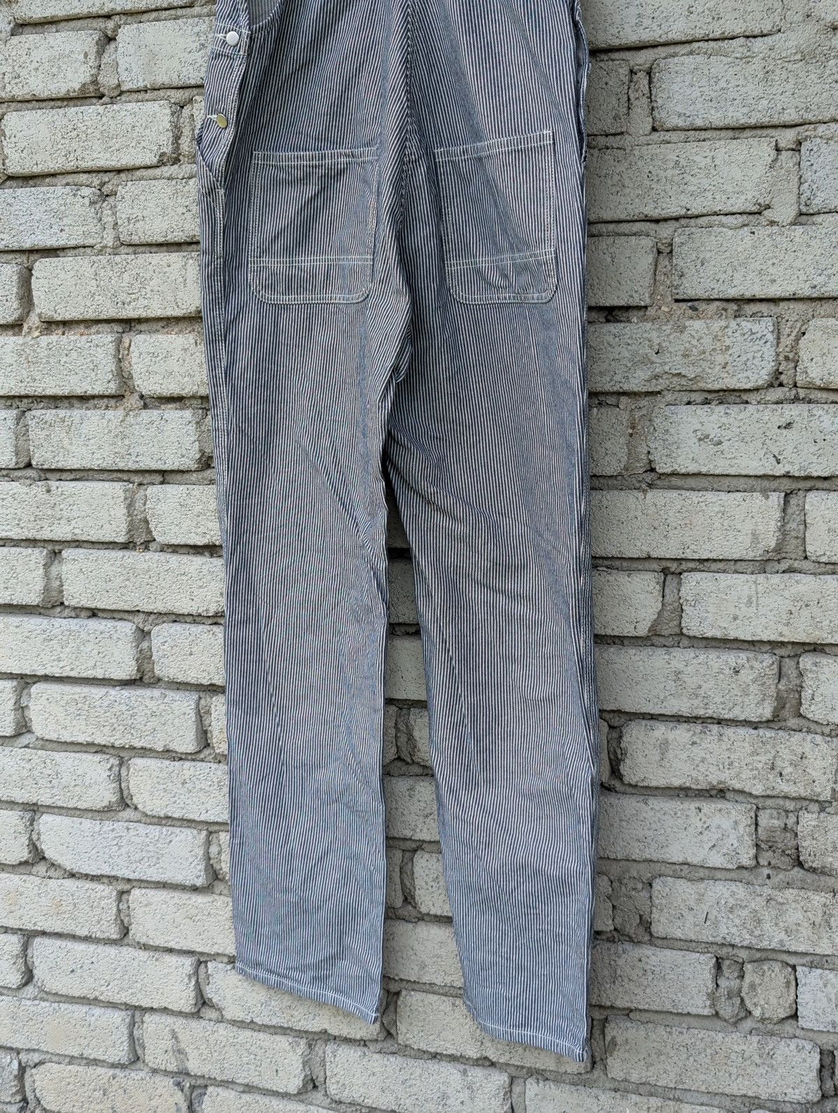 Japanese Brand Overalls Hickory Stripe By Muji Size 33" - 6 Thumbnail