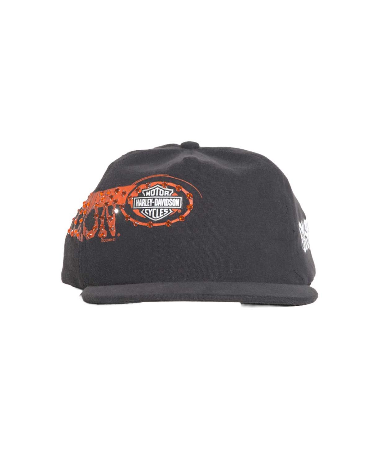 Other Bossi Vintage Rhinestone Snapback Hat Black/Orange Size ONE SIZE - 1 Thumbnail