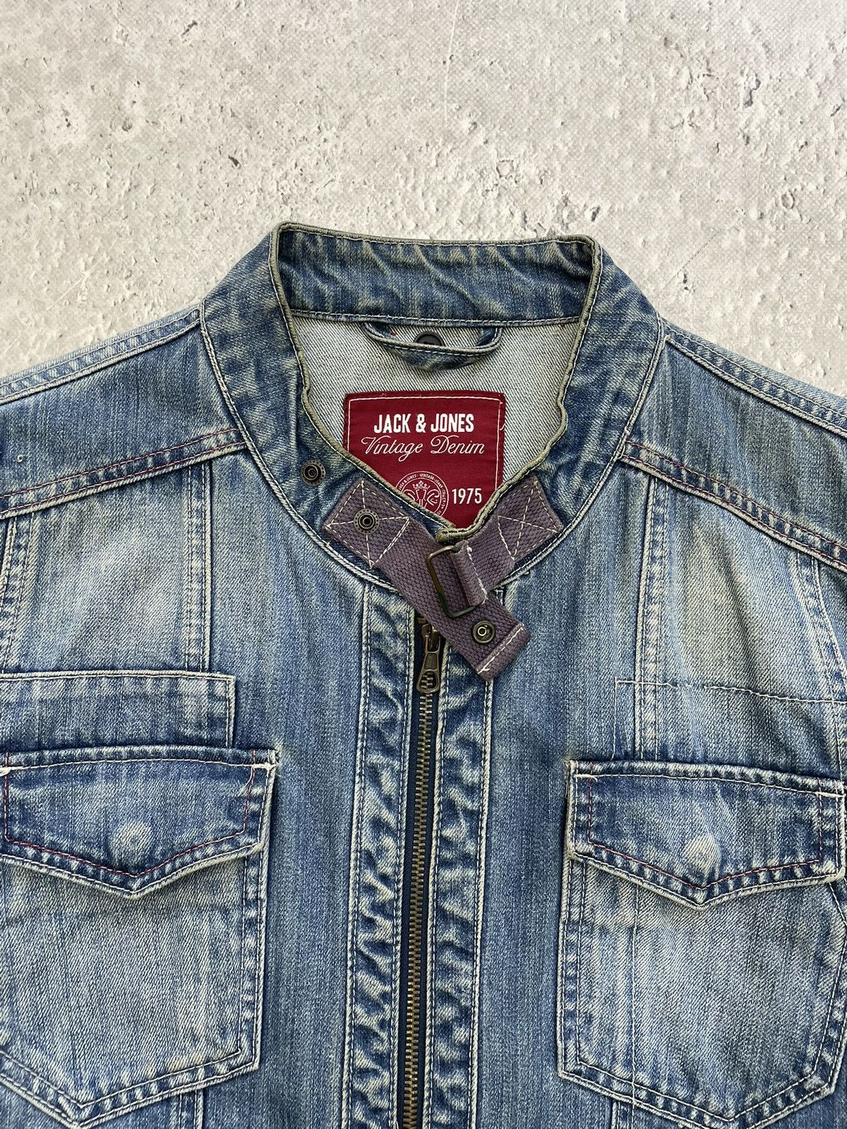 Diesel Diesel style distressed denim zipper jacket y2k hype Size US M / EU 48-50 / 2 - 4 Thumbnail