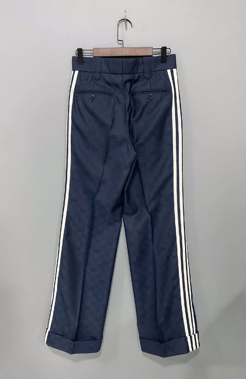 Gucci Gucci Adidas co-branded striped dark pattern full-printed t Size US 28 / EU 44 - 3 Thumbnail