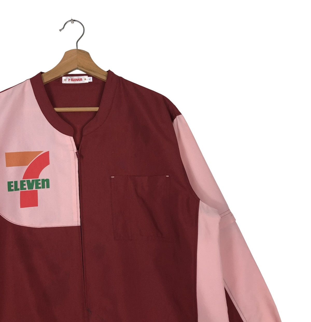 Japanese Brand 🔥VINTAGE WORK JACKET 7-ELEVEN BIG LOGO SPELL OUT Size US M / EU 48-50 / 2 - 6 Thumbnail