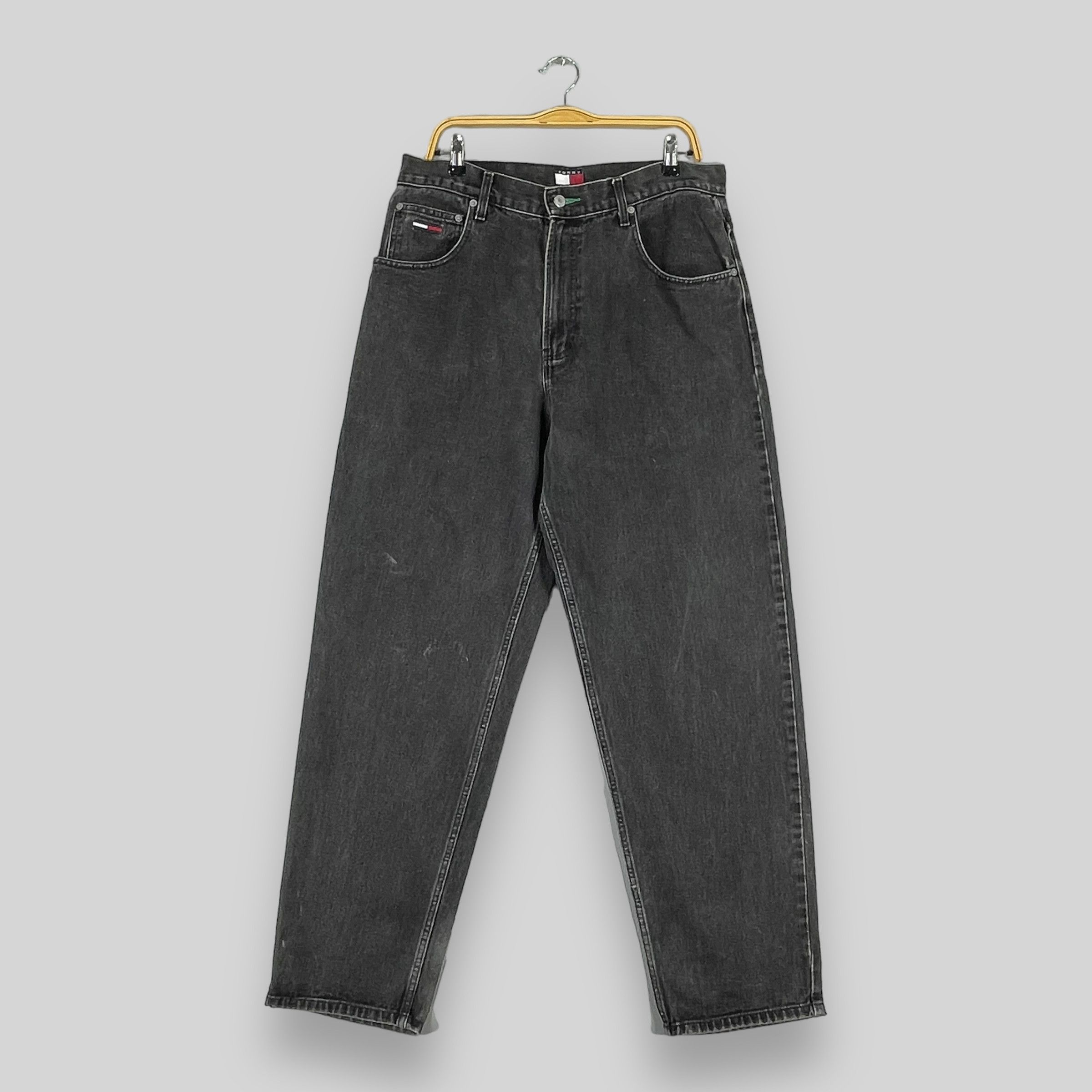 Size 34 Vintage Tommy Hilfiger Distressed High Rise Jeans