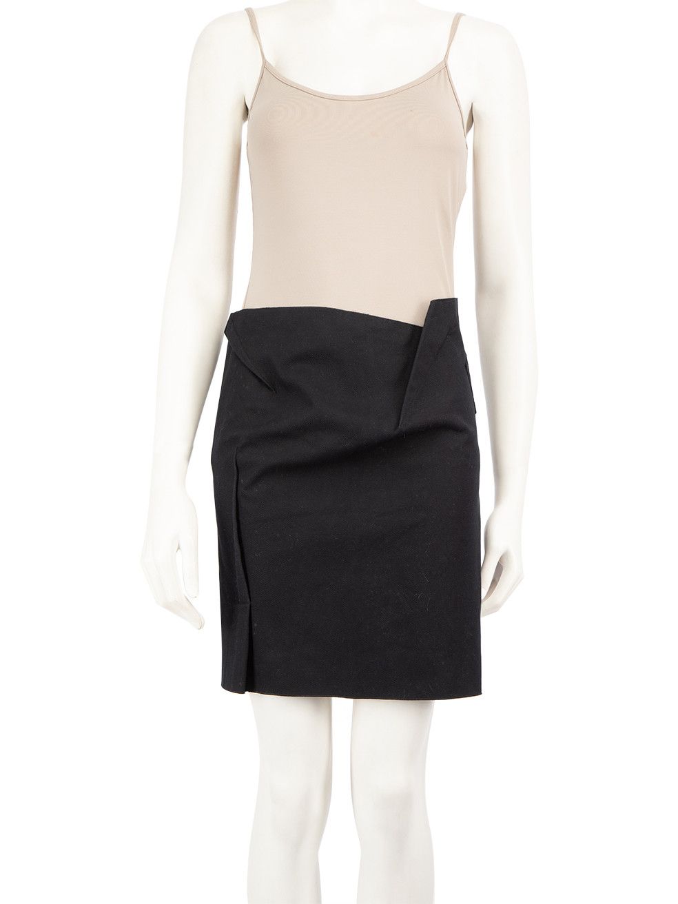 image of Roland Mouret Black Panelled Mini Skirt, Women's (Size 28)