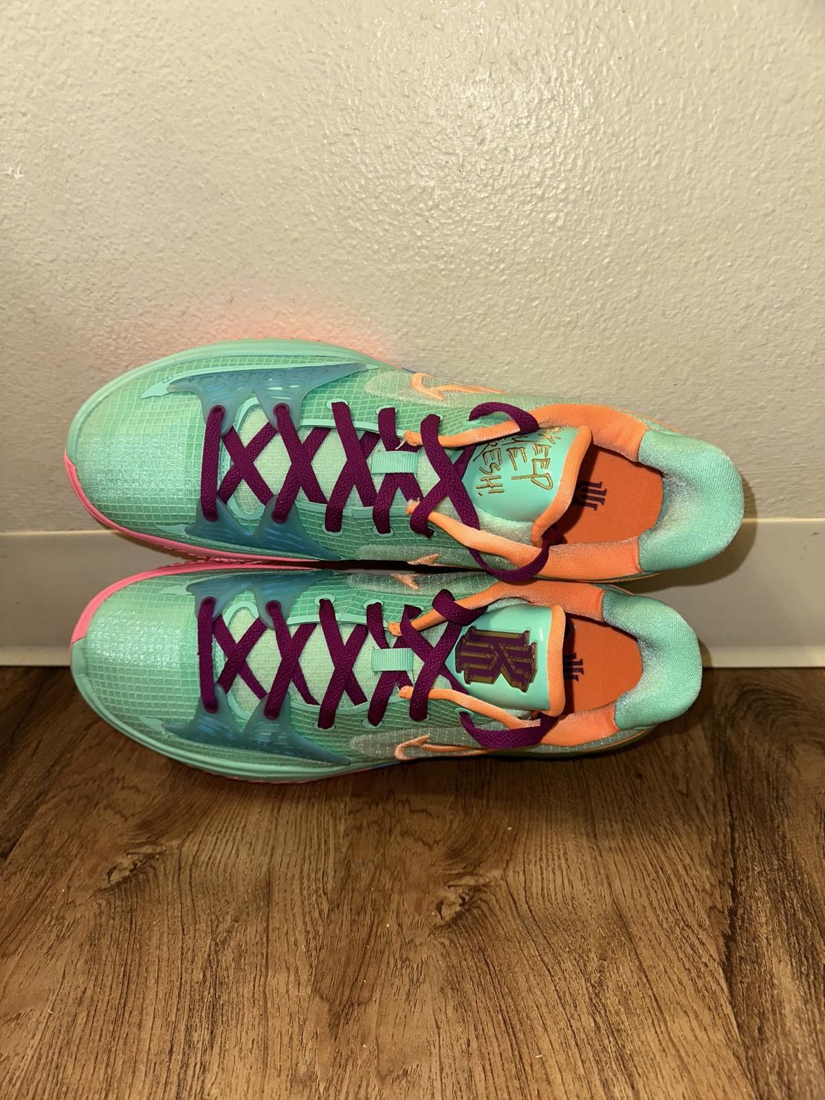 Nike Nike Kyrie 4 Low Keep Sue Fresh Size US 14 / EU 47 - 7 Thumbnail
