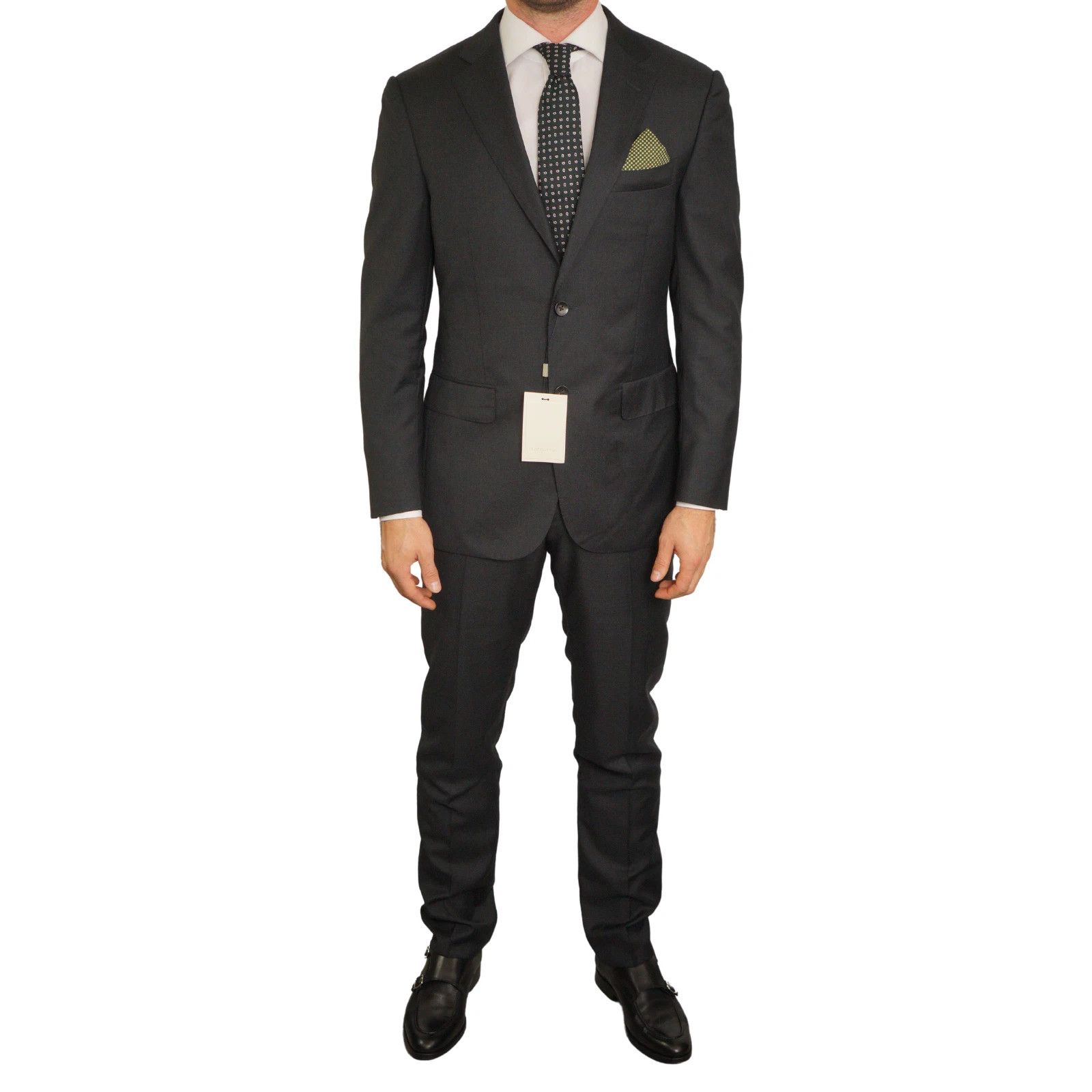 Suitsupply Men Suitsupply Suit Napoli Single Breasted Gray Wool US36 Size 36R - 1 Thumbnail