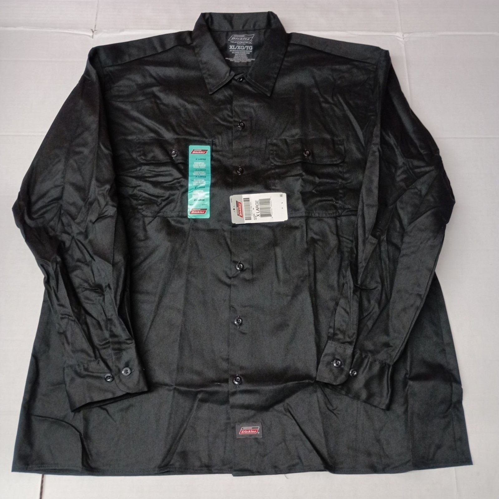 Dickies Dickies Work Shirt Men's Size XL Black Temp Control L/S New Size US XL / EU 56 / 4 - 1 Thumbnail